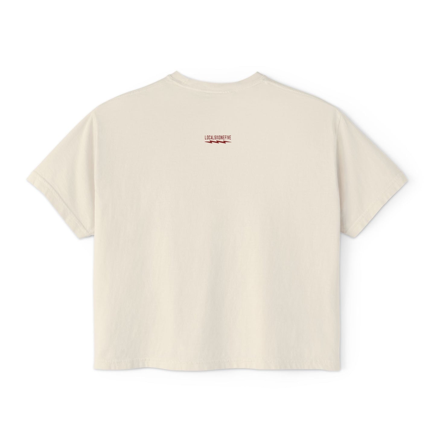 BE NICE skull Women's Boxy Tee