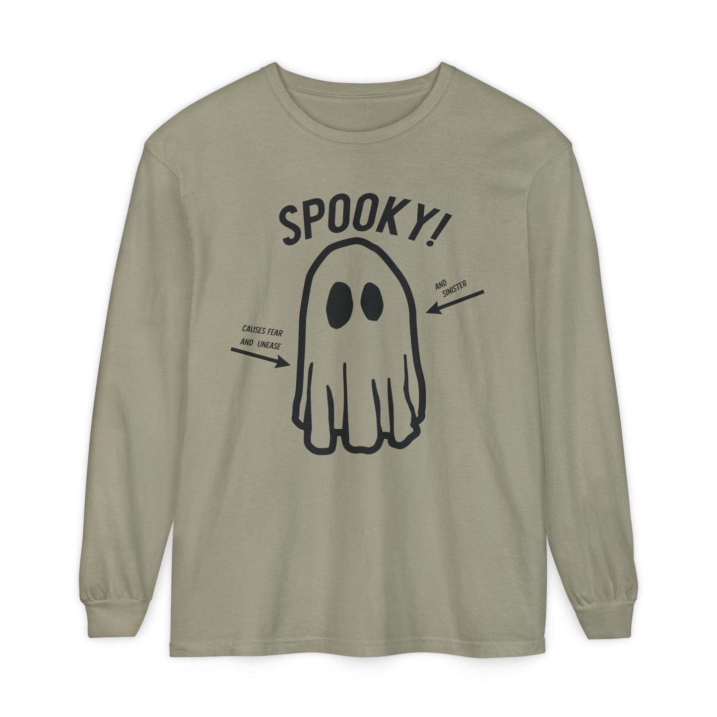and Sinister Unisex Garment-dyed Long Sleeve T-Shirt