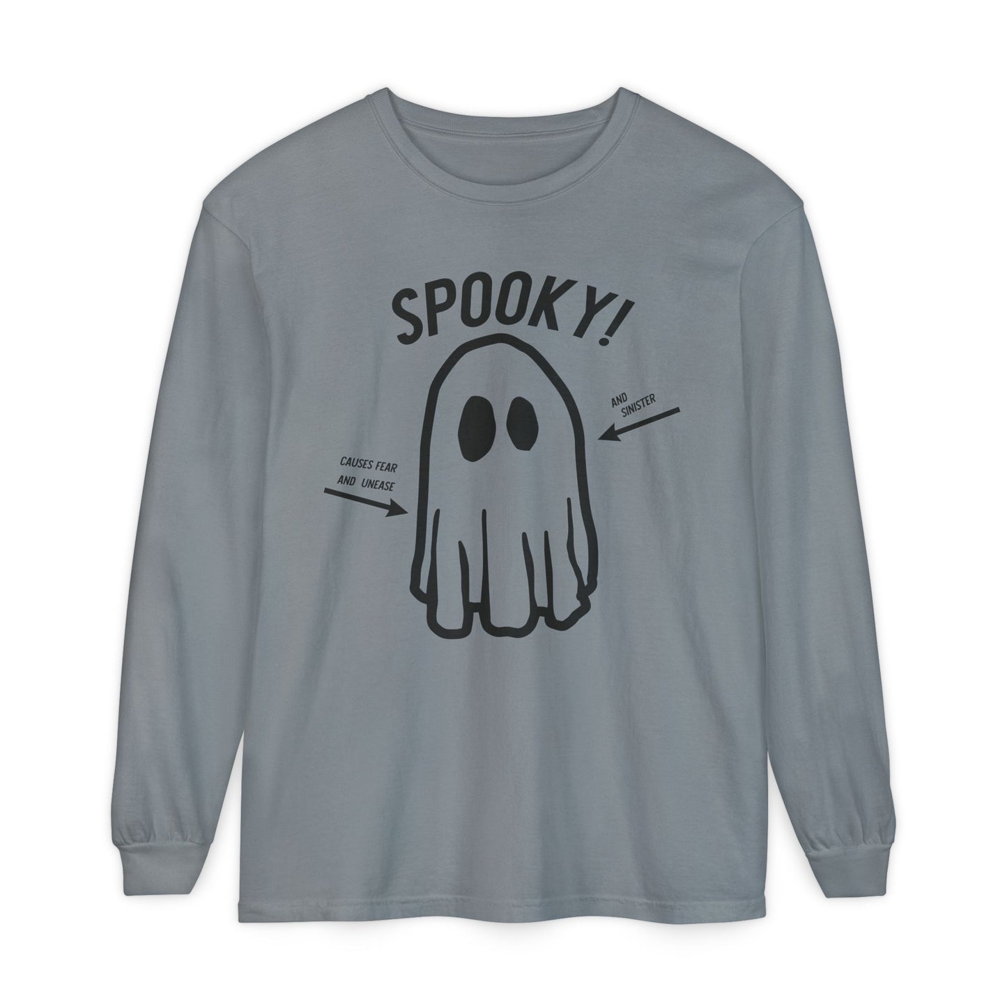and Sinister Unisex Garment-dyed Long Sleeve T-Shirt