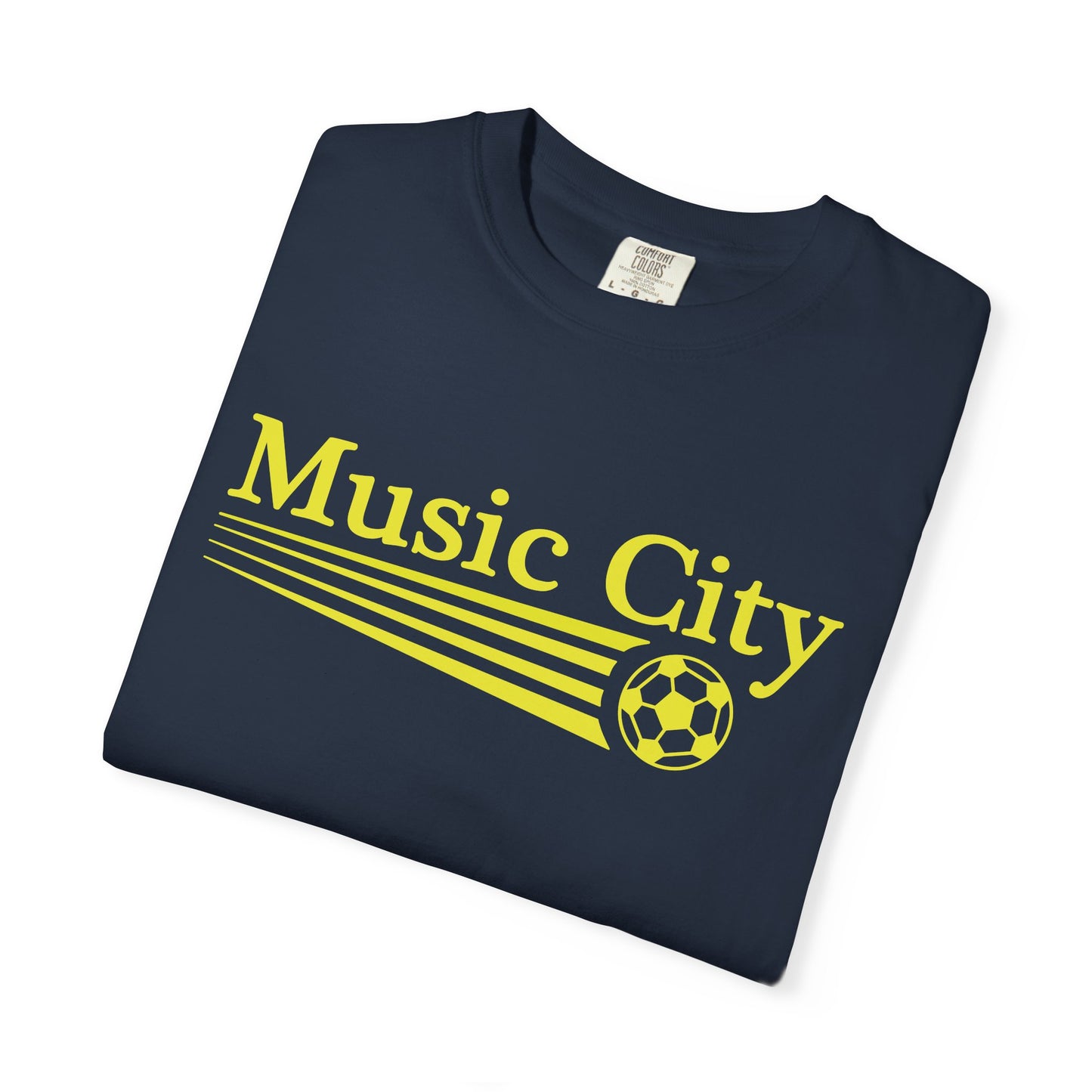 Music City 90s streak Unisex Garment-Dyed T-shirt