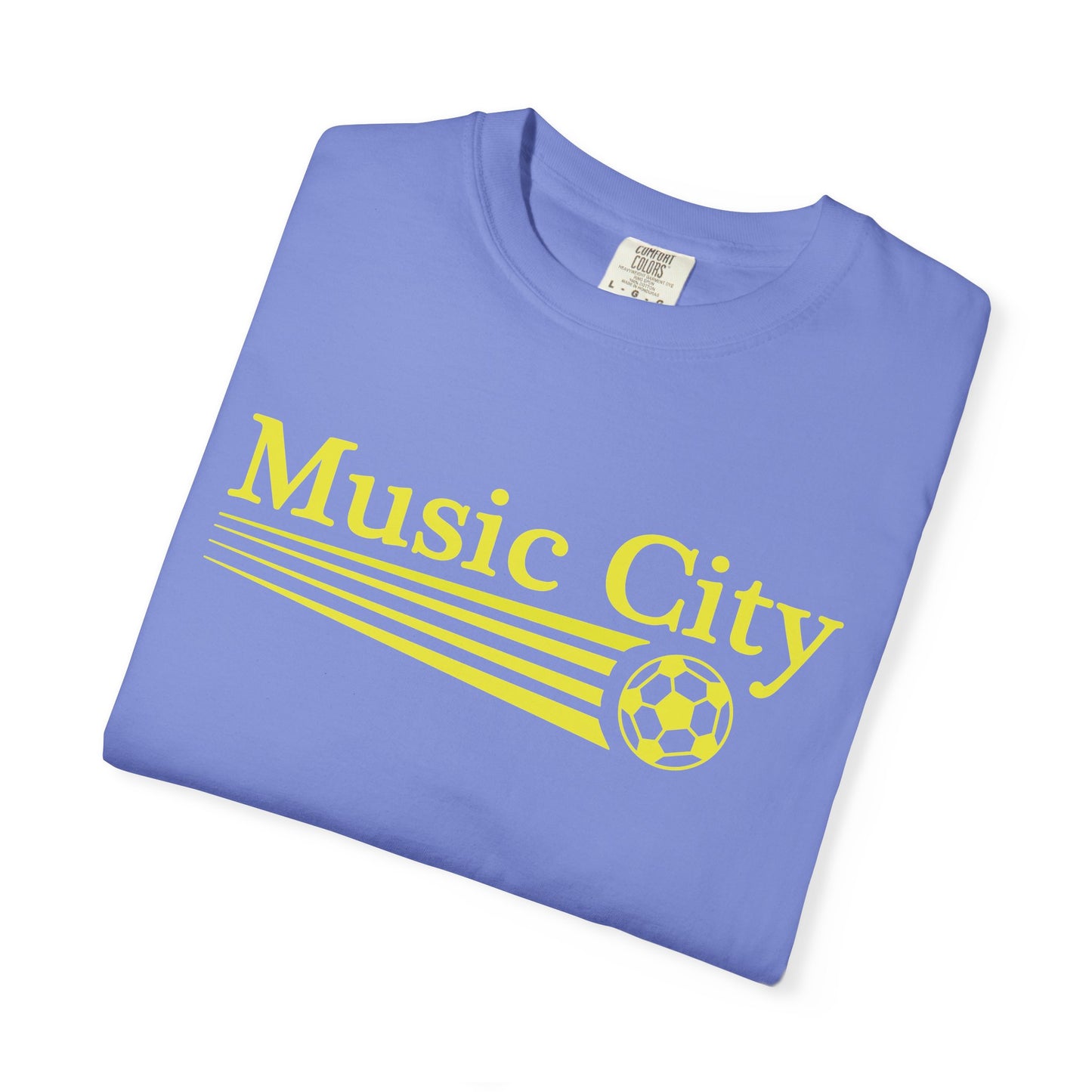 Music City 90s streak Unisex Garment-Dyed T-shirt