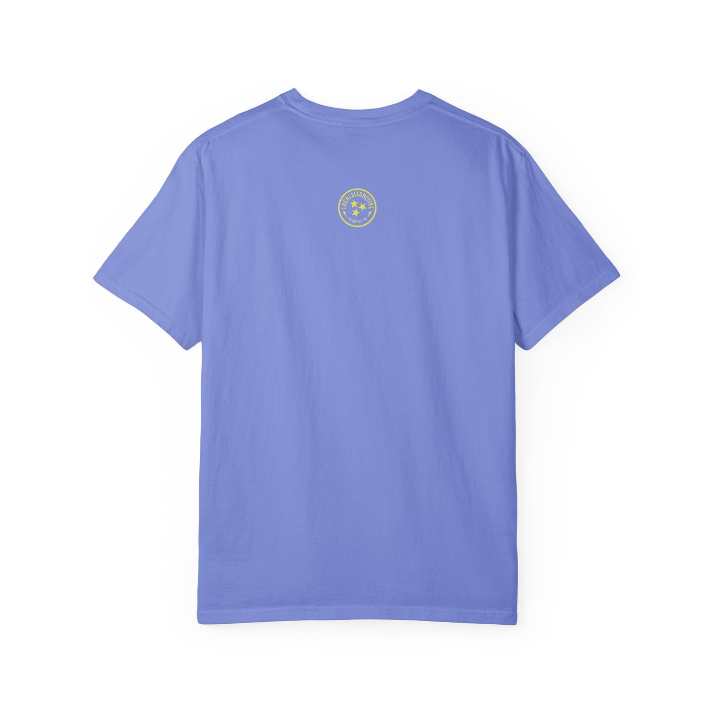 Music City Soccer Script Garment-Dyed T-shirt