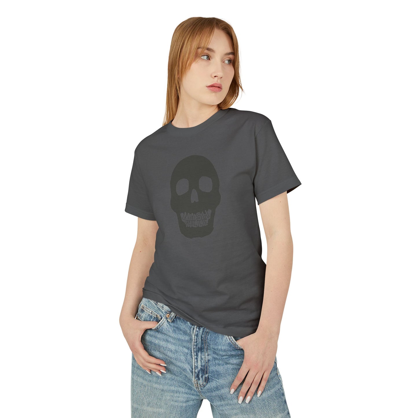 Nash Skull Teeth Unisex Garment-Dyed Heavyweight Cotton Tee
