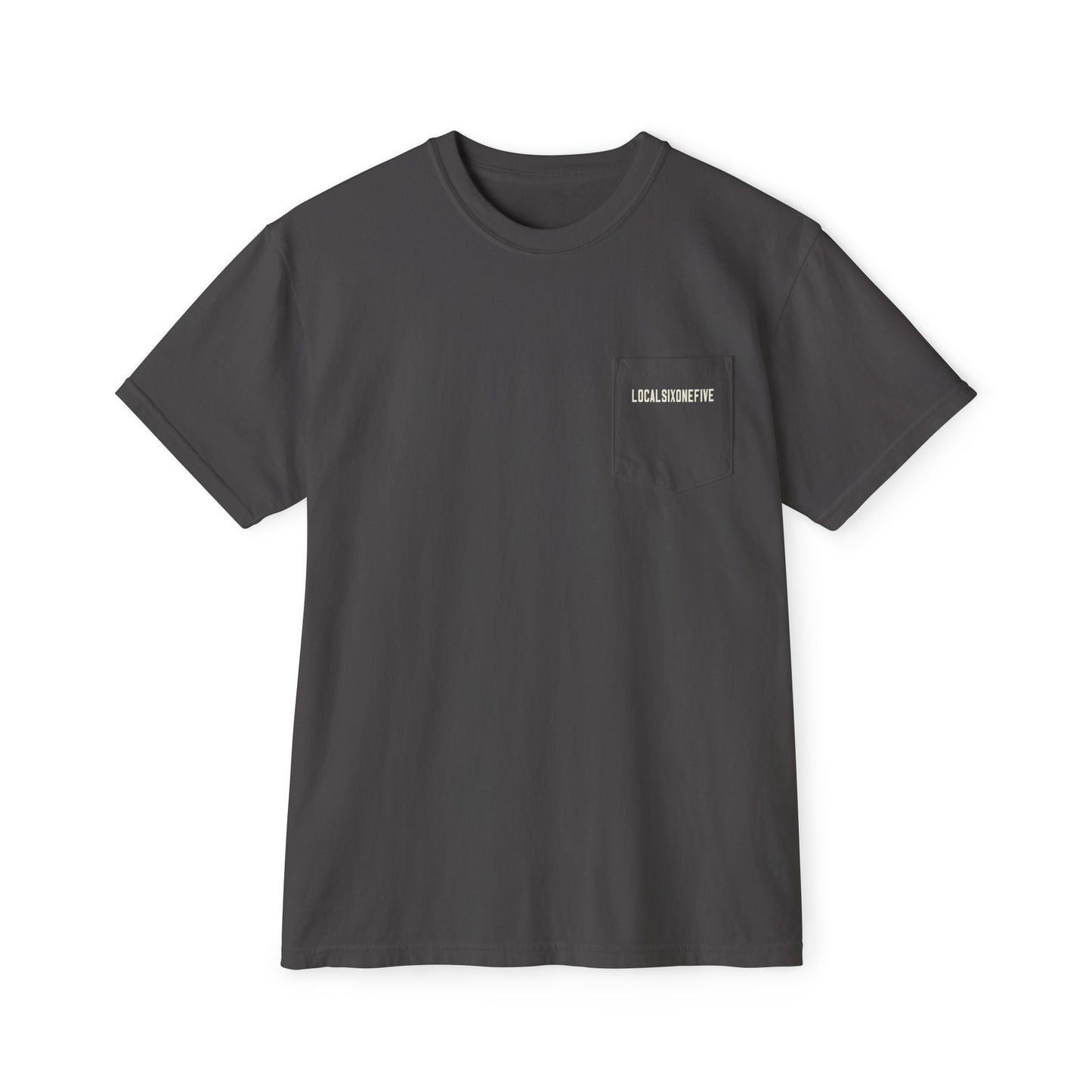 Mori Skull Pattern Unisex Garment-Dyed Pocket T-Shirt