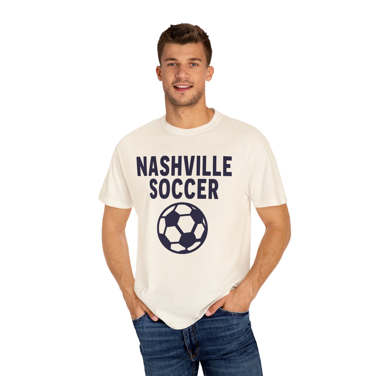 Nashville Soccer Ball Garment-Dyed T-shirt