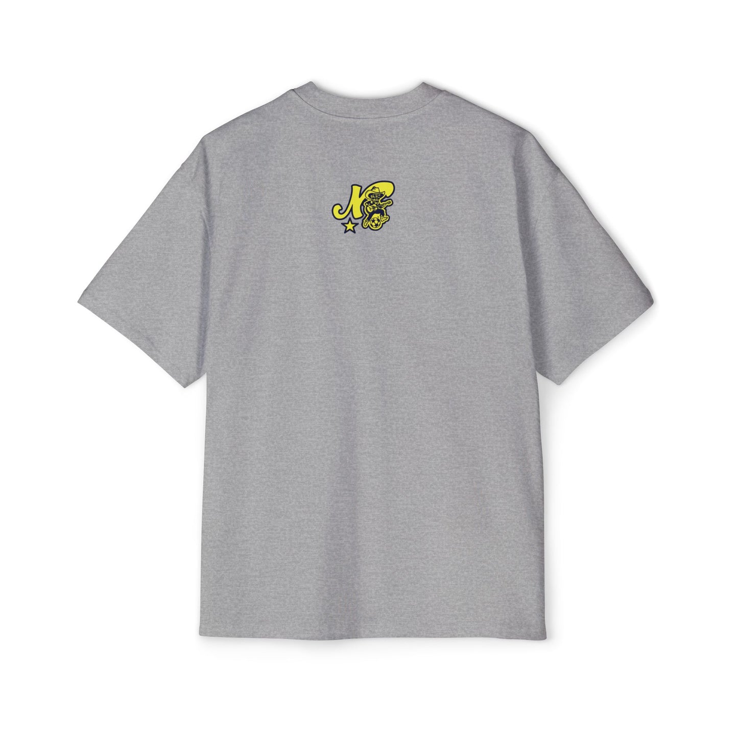 SAM Face_Nashville Soccer warp text Heavy Oversized Tee