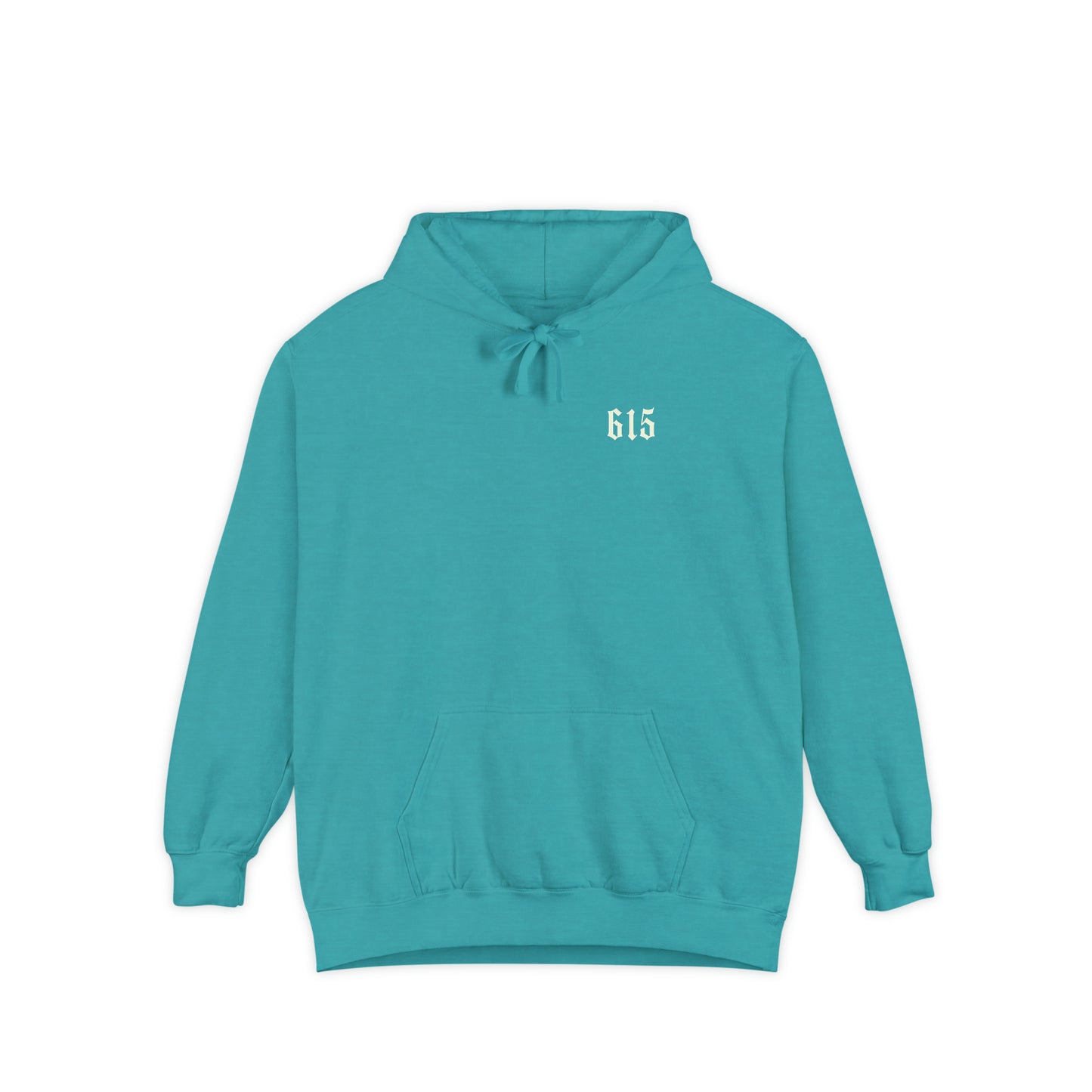 615 City Skull Unisex Garment-Dyed Hoodie