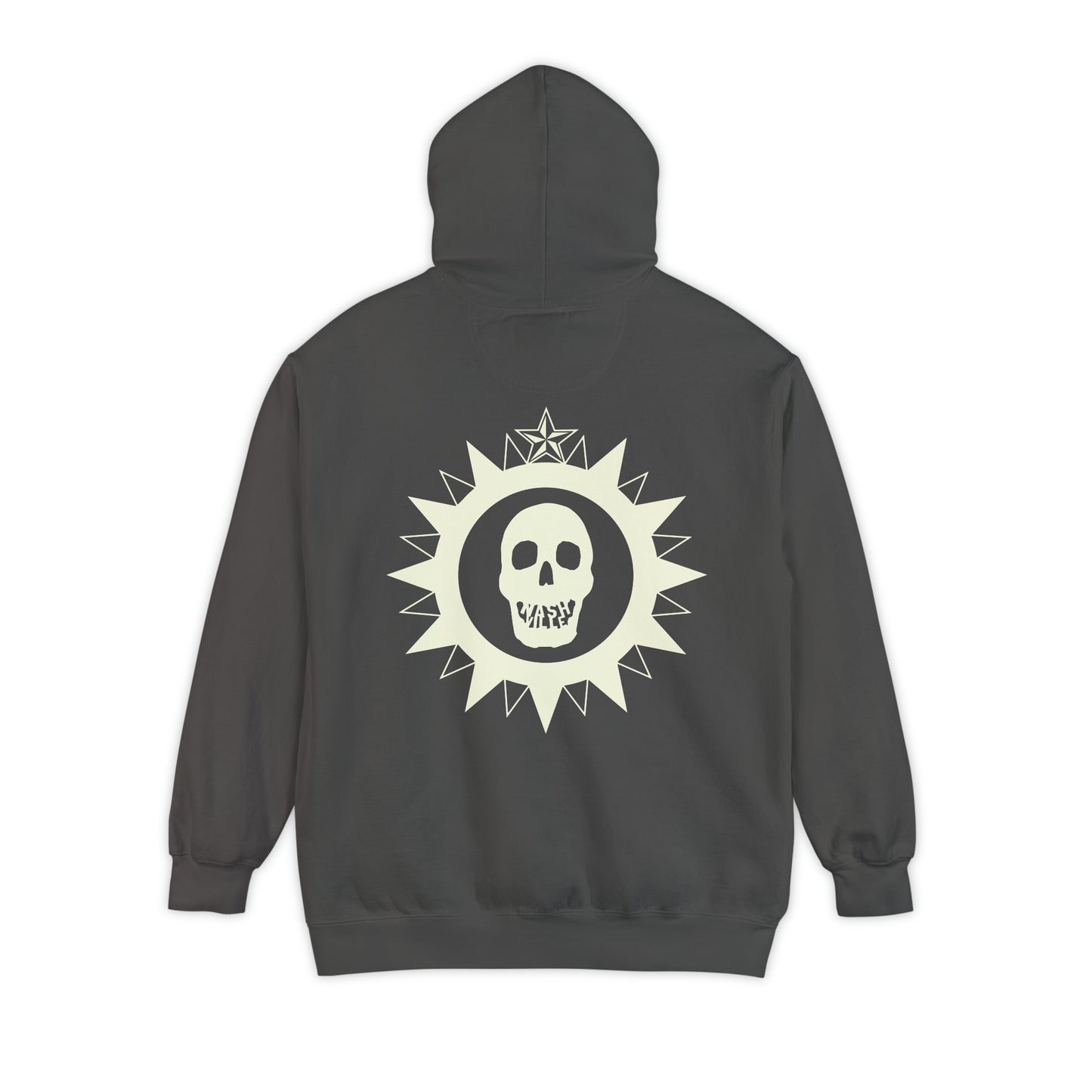 615 City Skull Unisex Garment-Dyed Hoodie