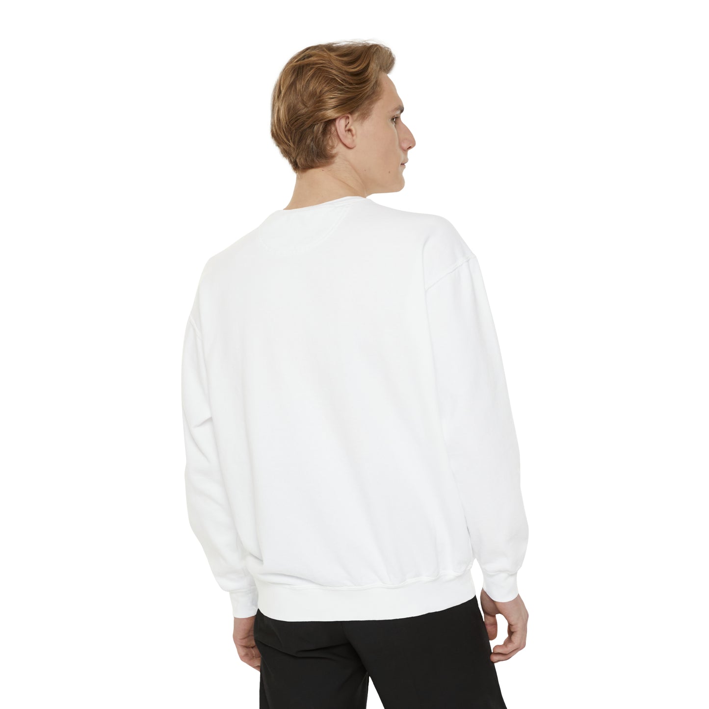 Local Script Understated Garment-Dyed Sweatshirt