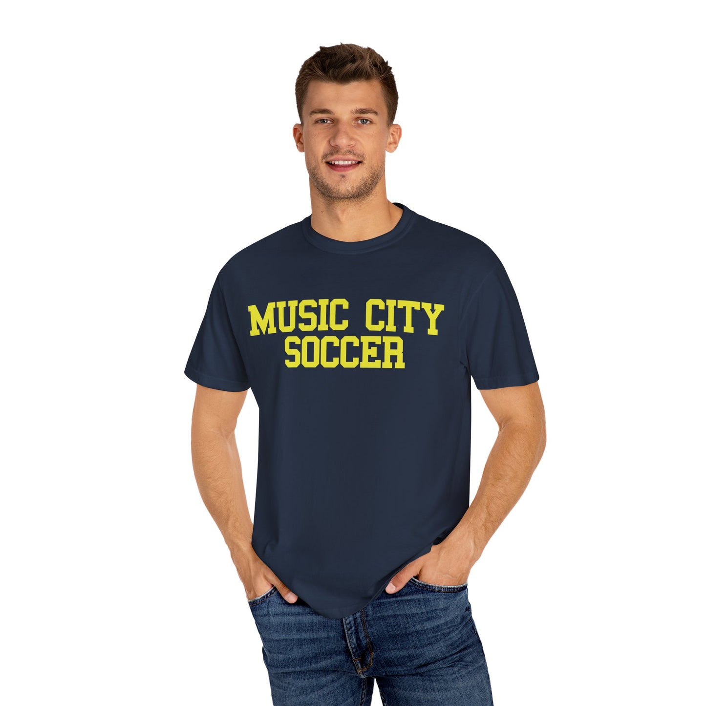 MCS Block Unisex Garment-Dyed T-shirt