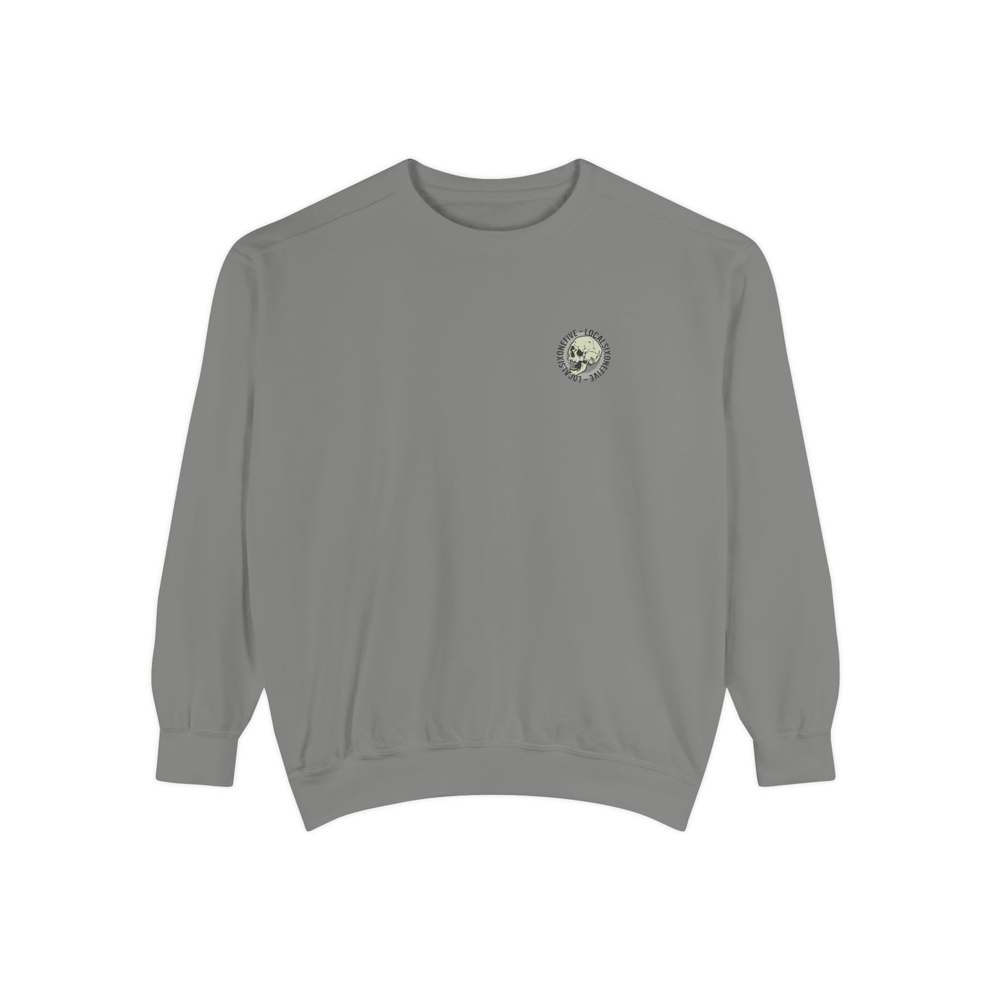LOCAL ring logo chest Unisex Garment-Dyed Sweatshirt
