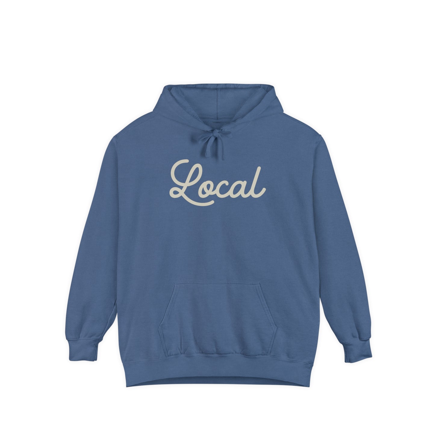 Local Script Garment-Dyed Hoodie