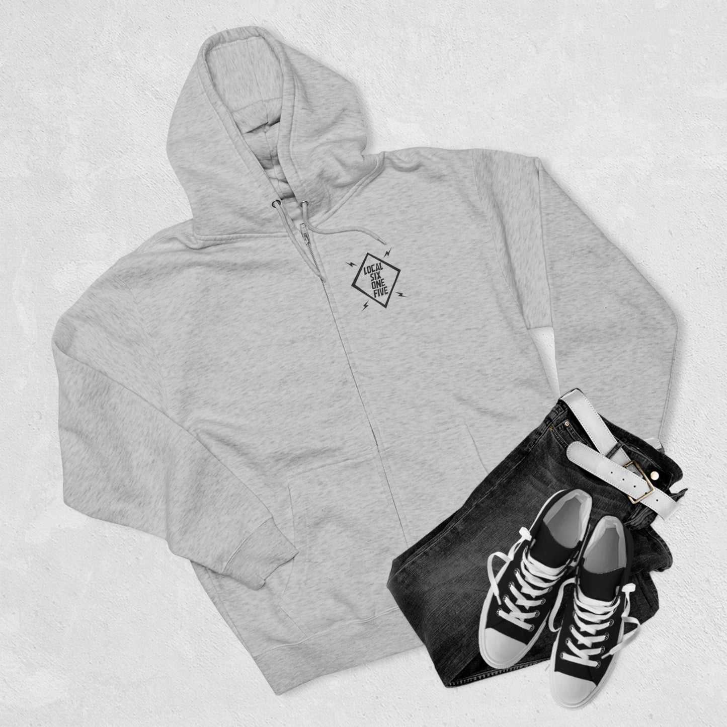 LOCAL Skate Logo Zip Hoodie