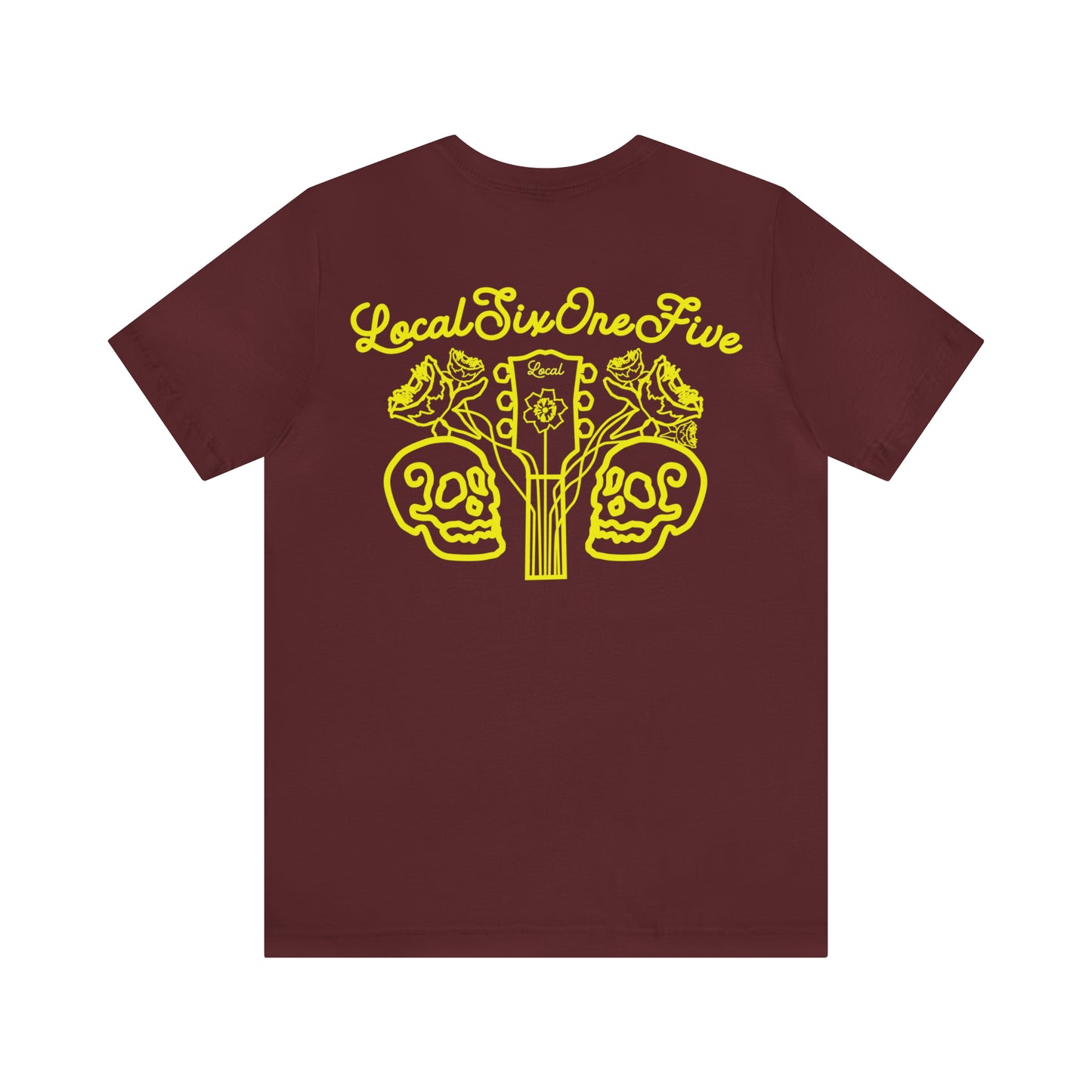 Local Skulls, Poplars, & Guitars Unisex Tee