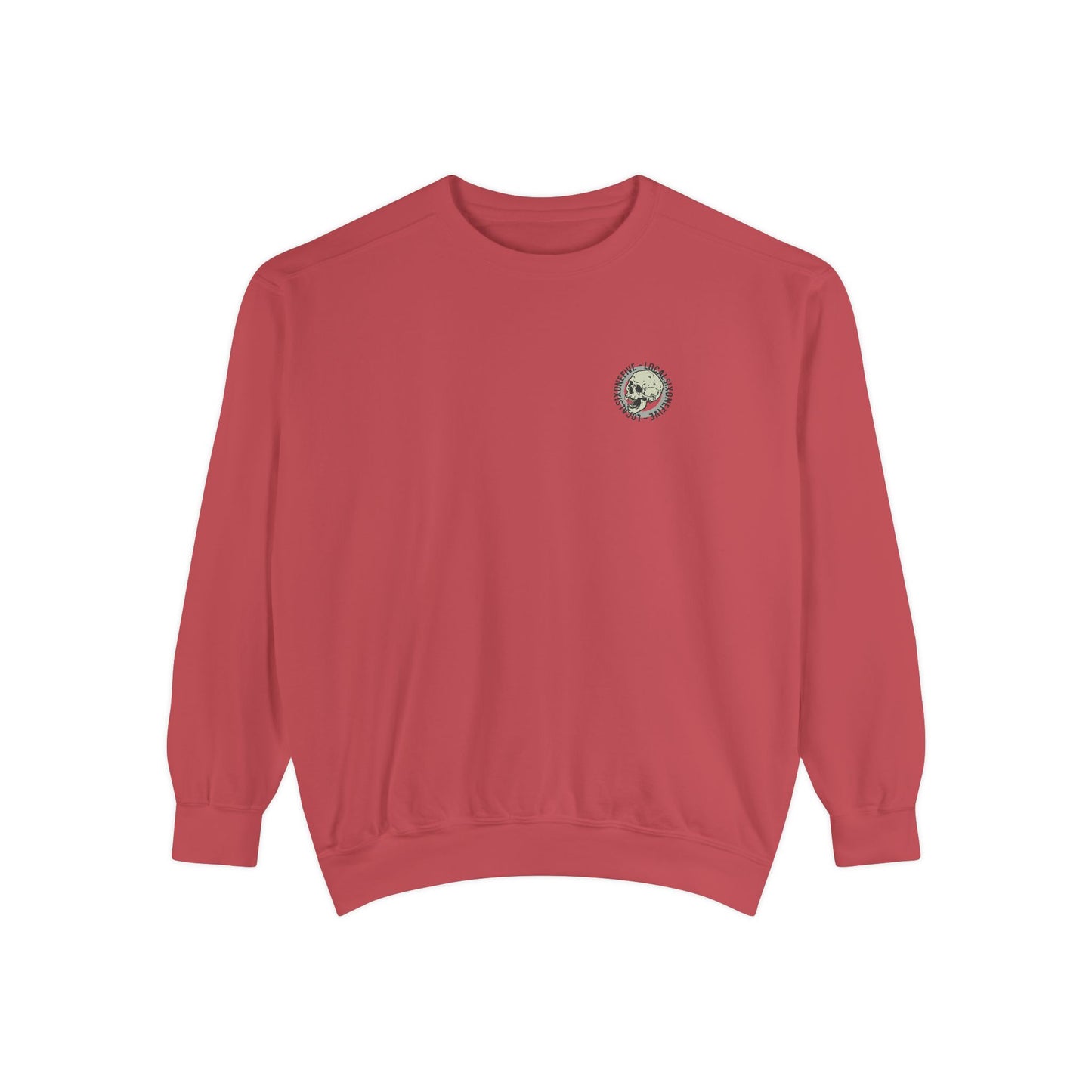 LOCAL ring logo chest Unisex Garment-Dyed Sweatshirt