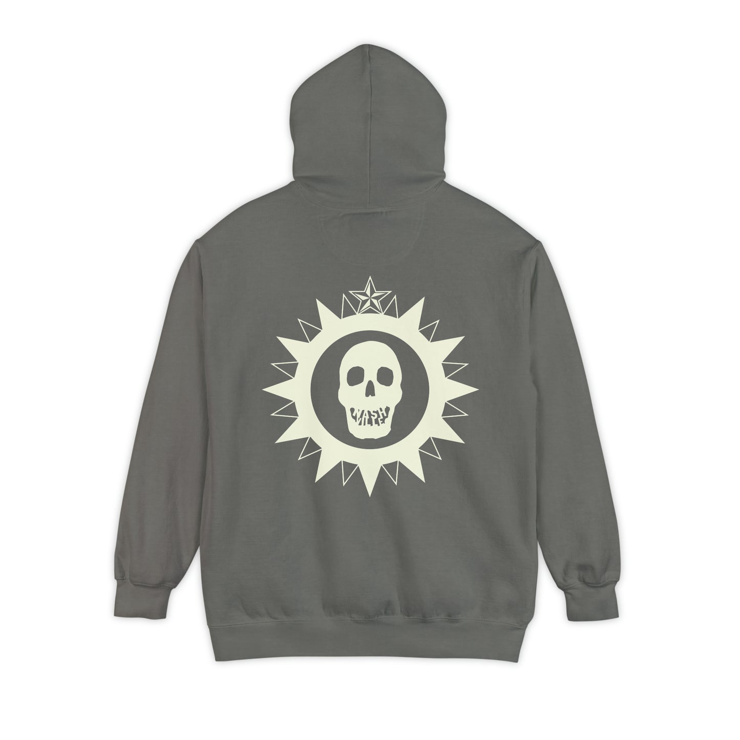 615 City Skull Unisex Garment-Dyed Hoodie