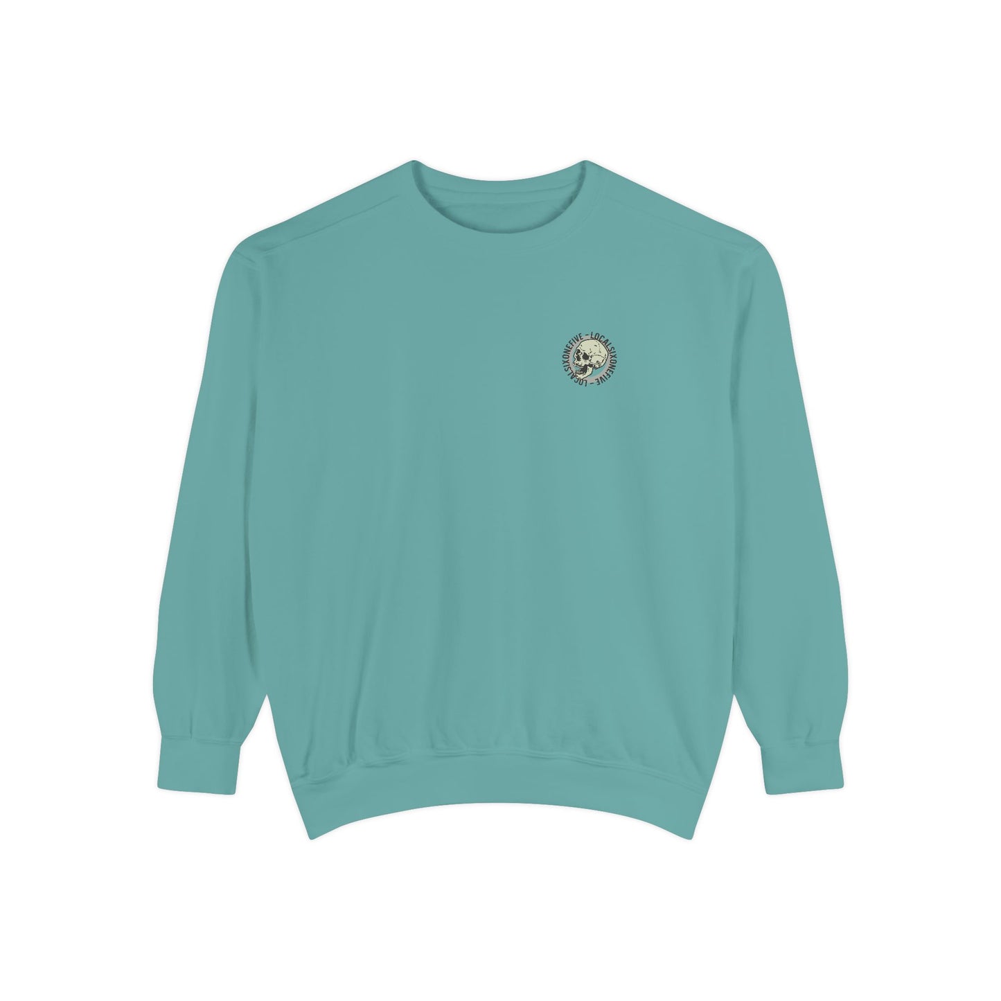 LOCAL ring logo chest Unisex Garment-Dyed Sweatshirt