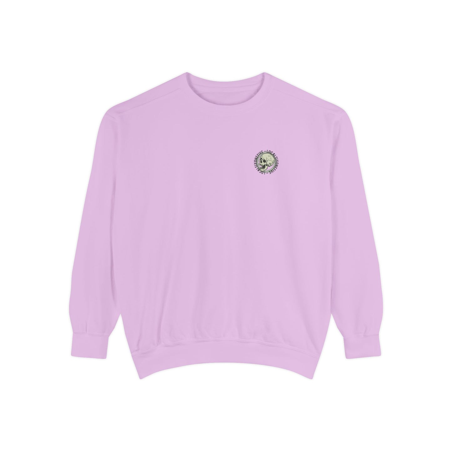 LOCAL ring logo chest Unisex Garment-Dyed Sweatshirt