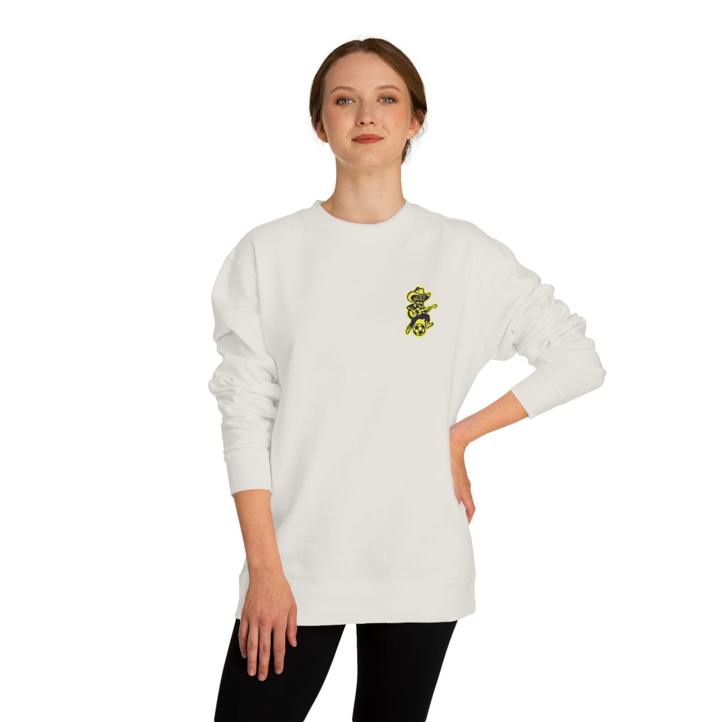 Sam Chest Logo Unisex Crew Neck Sweatshirt