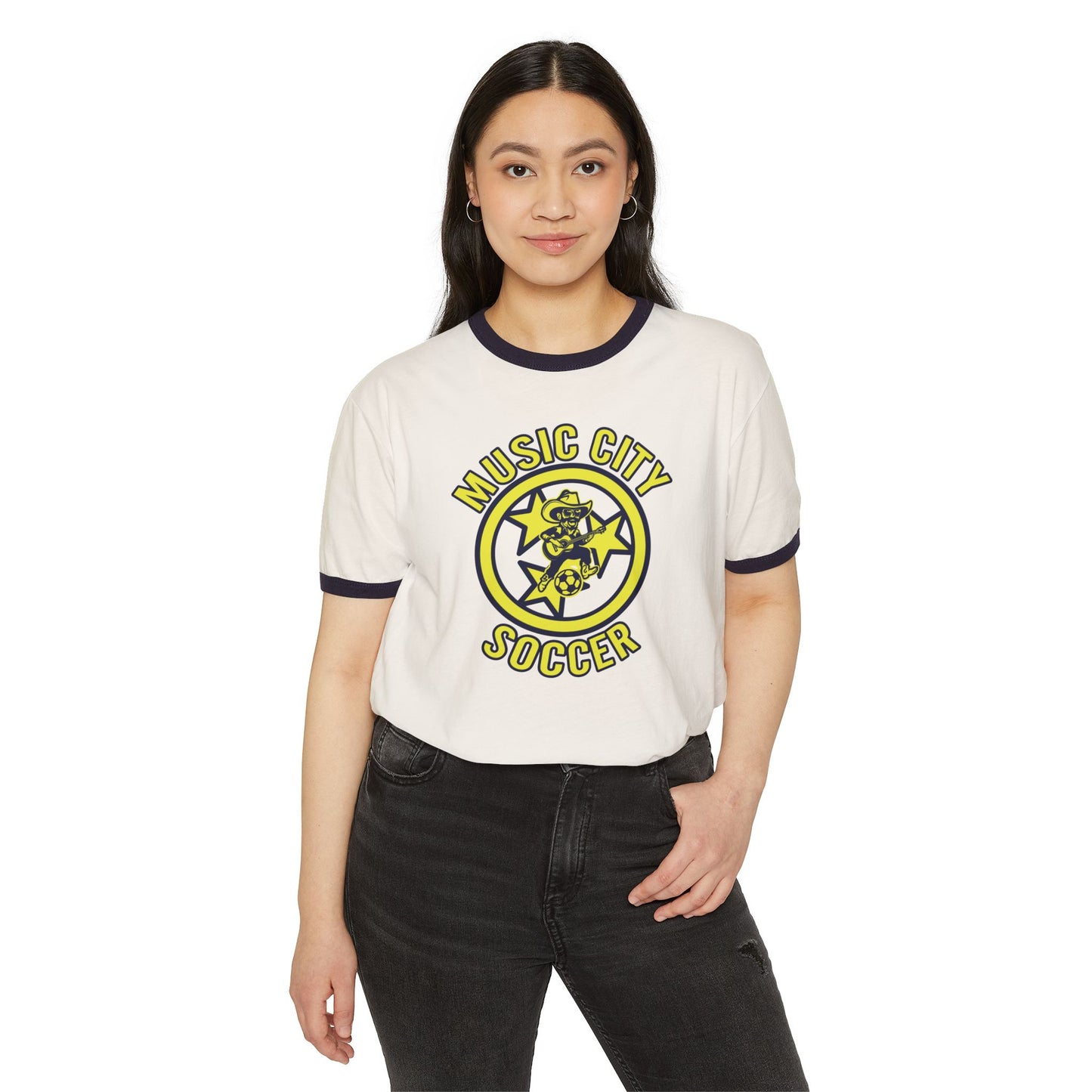 SCORCHIN SAM Unisex Cotton Ringer T-Shirt