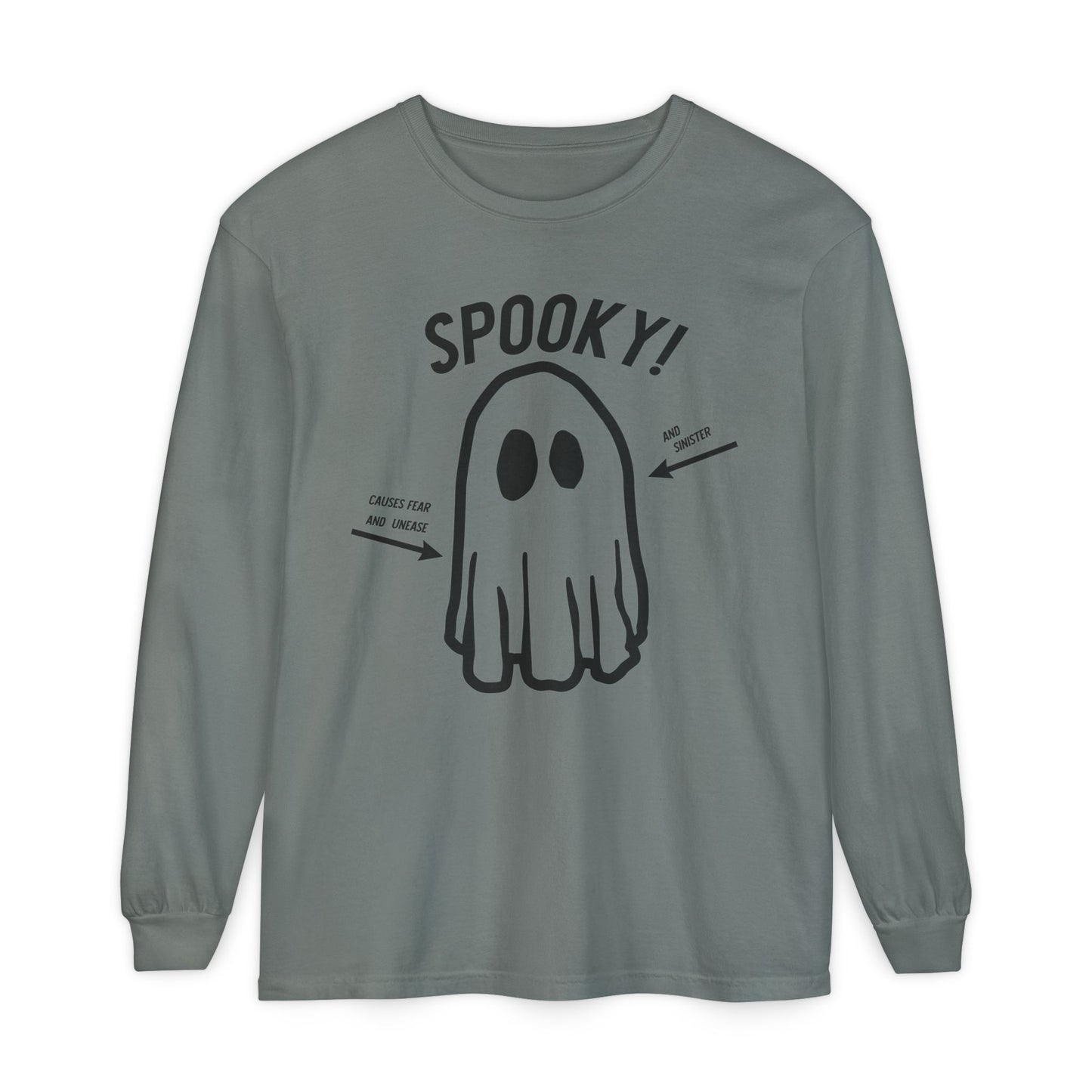 and Sinister Unisex Garment-dyed Long Sleeve T-Shirt