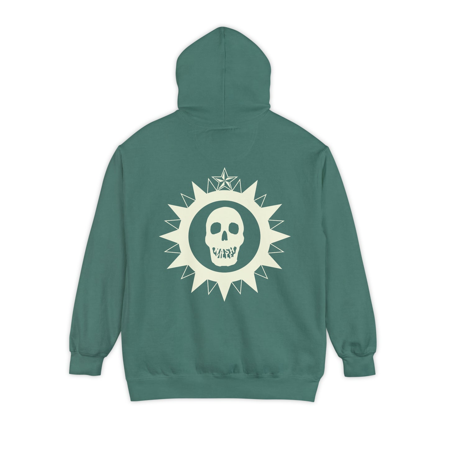 615 City Skull Unisex Garment-Dyed Hoodie