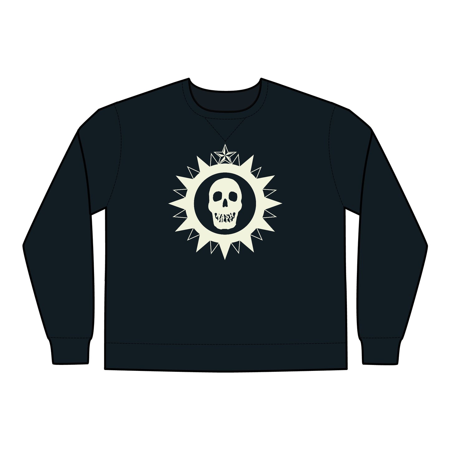 City Seal Skull ComfortWash® Garment Dyed Crewneck Sweatshirt