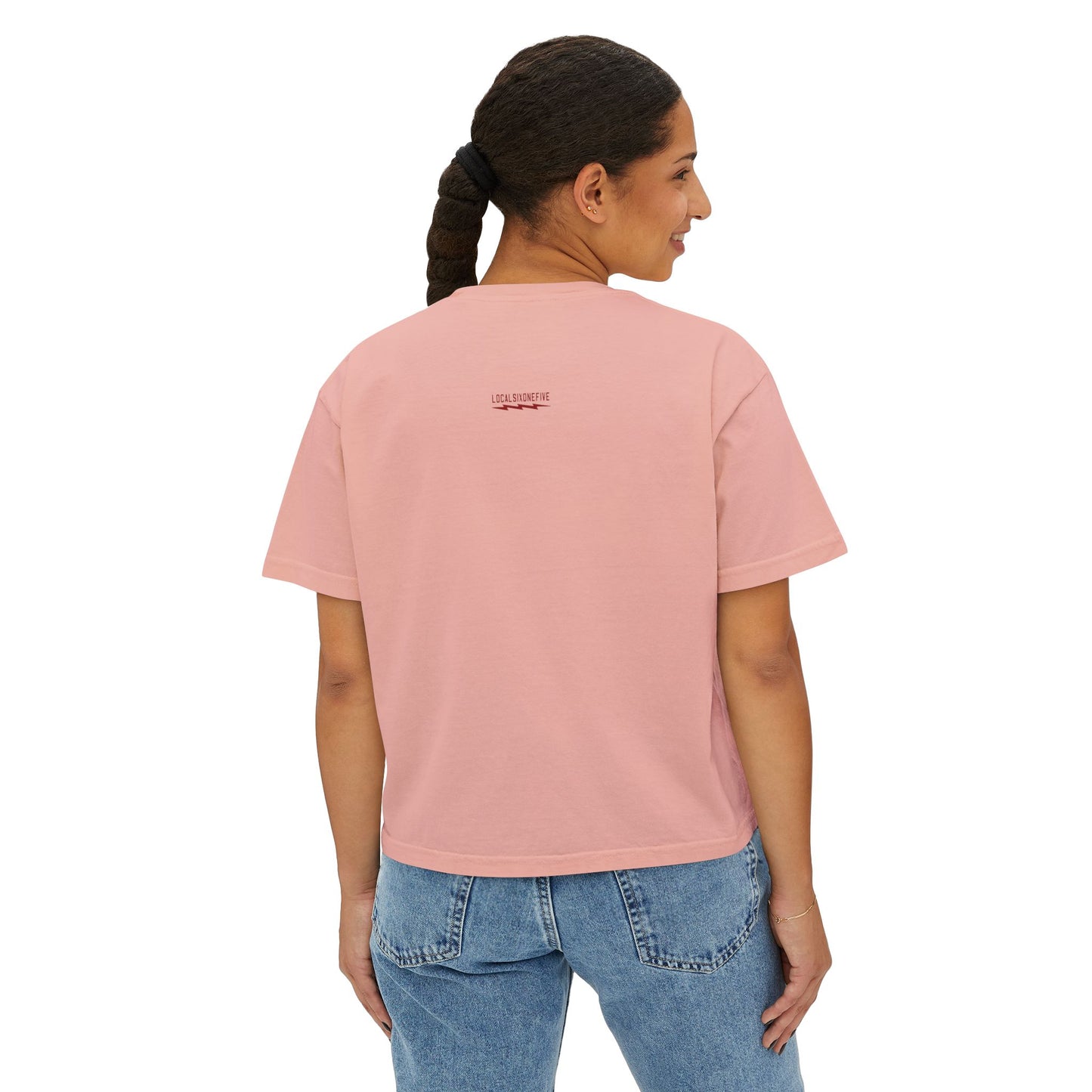 BE NICE skull Women's Boxy Tee