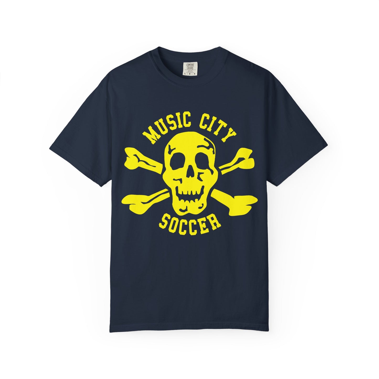 Music City Soccer XBones Unisex Garment-Dyed T-shirt
