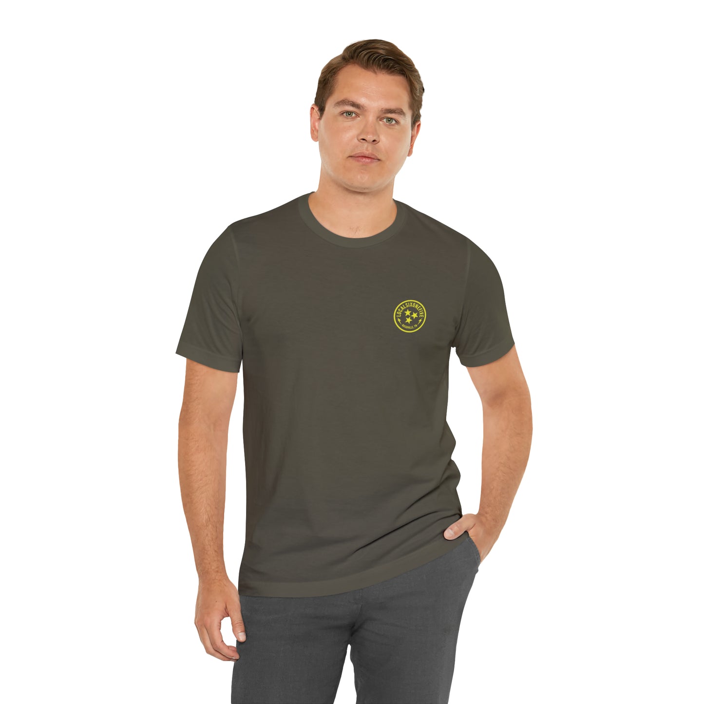 Local Skulls, Poplars, & Guitars Unisex Tee