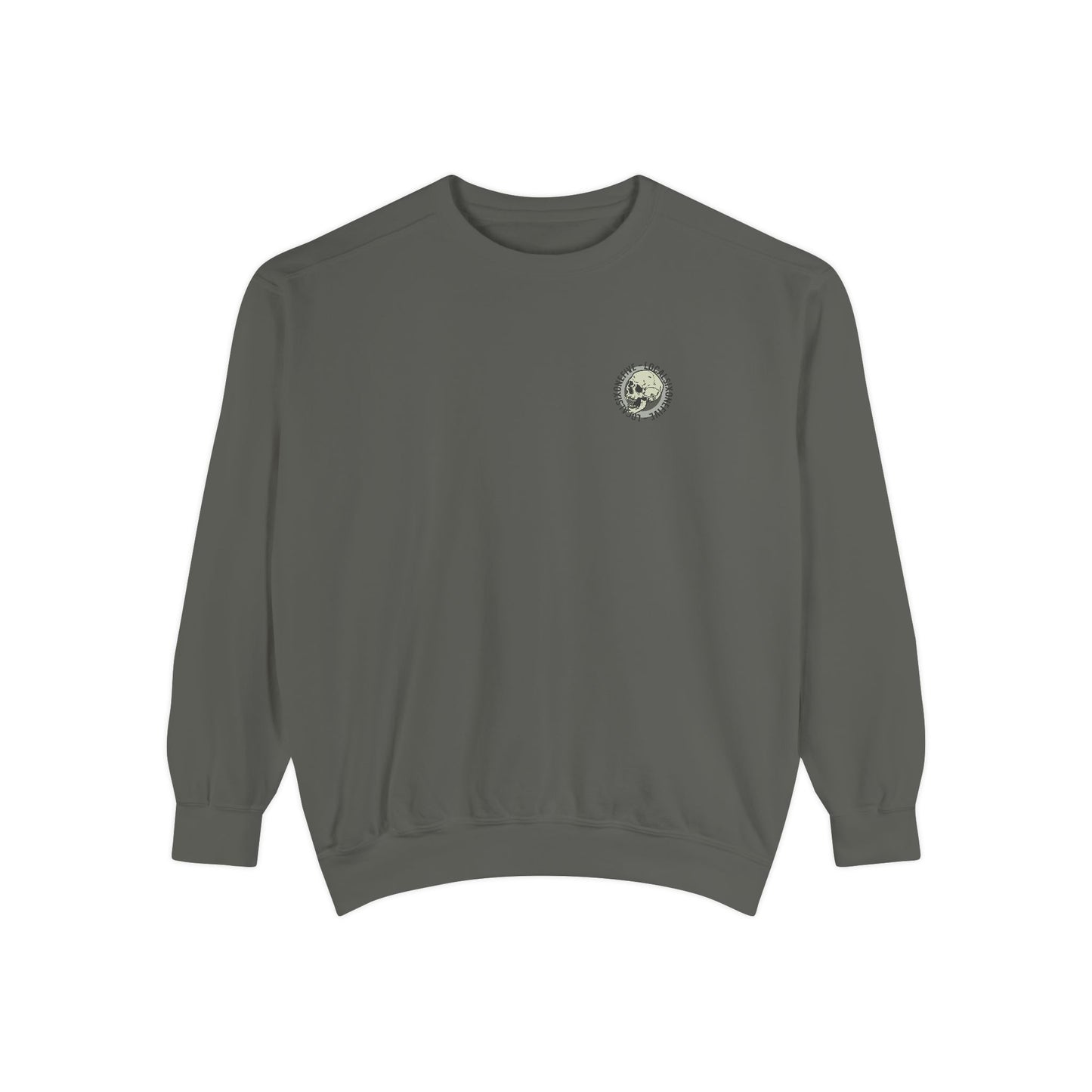 LOCAL ring logo chest Unisex Garment-Dyed Sweatshirt