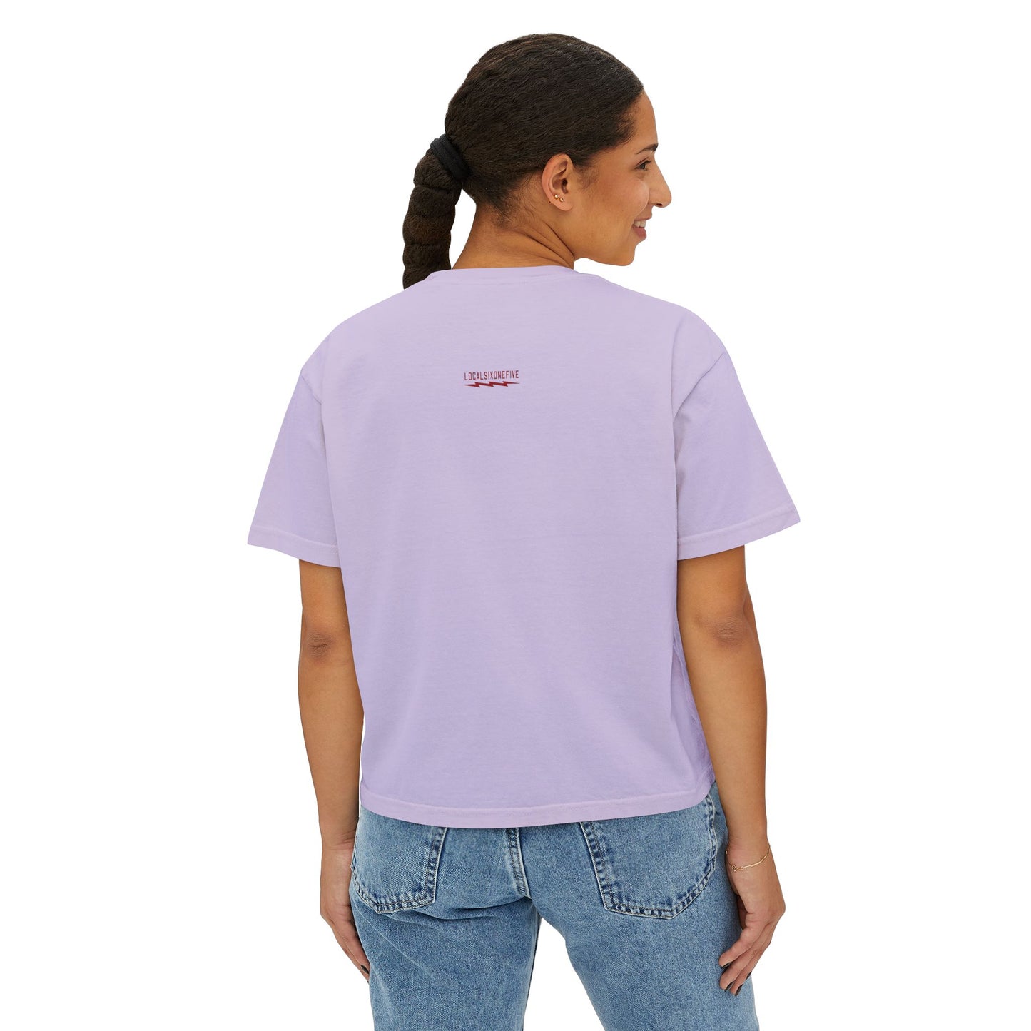 BE NICE skull Women's Boxy Tee