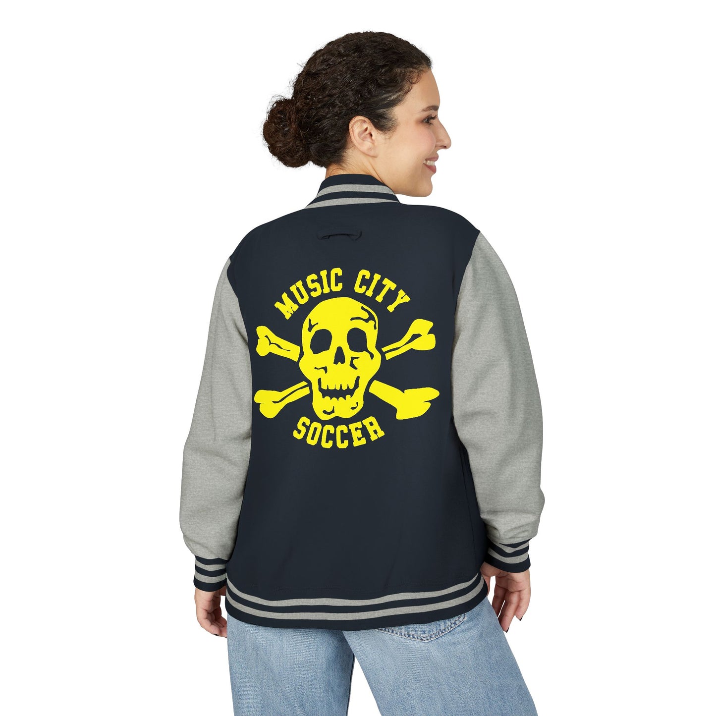 MC Skull Unisex Heavyweight Letterman Jacket
