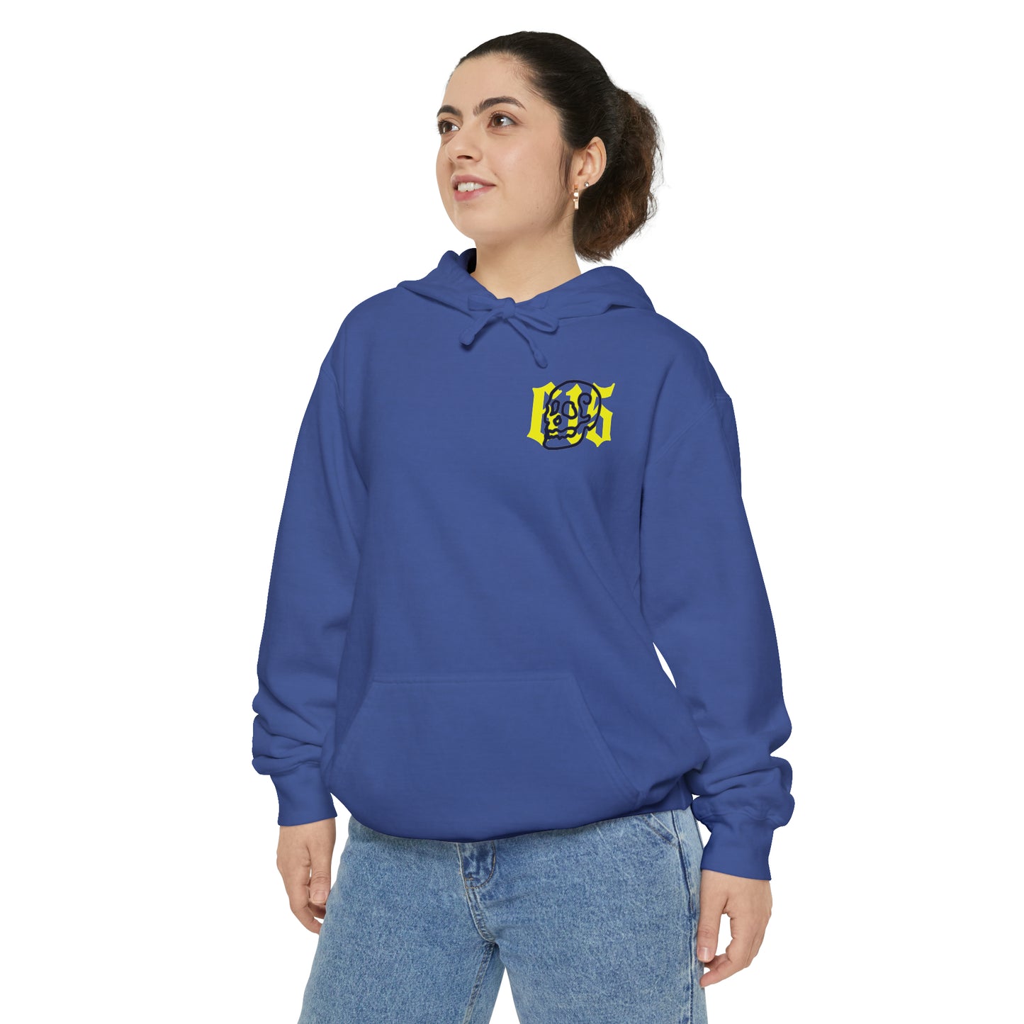 615 Gothic Unisex Garment-Dyed Hoodie
