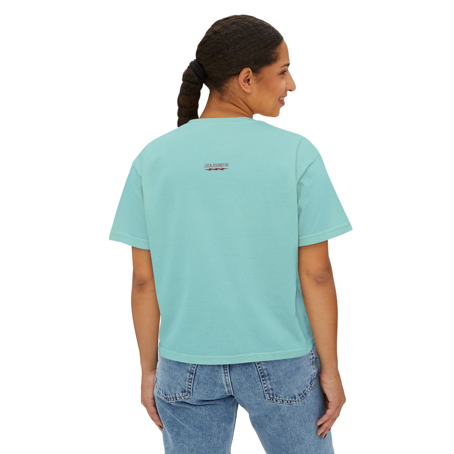 BE NICE skull Women's Boxy Tee