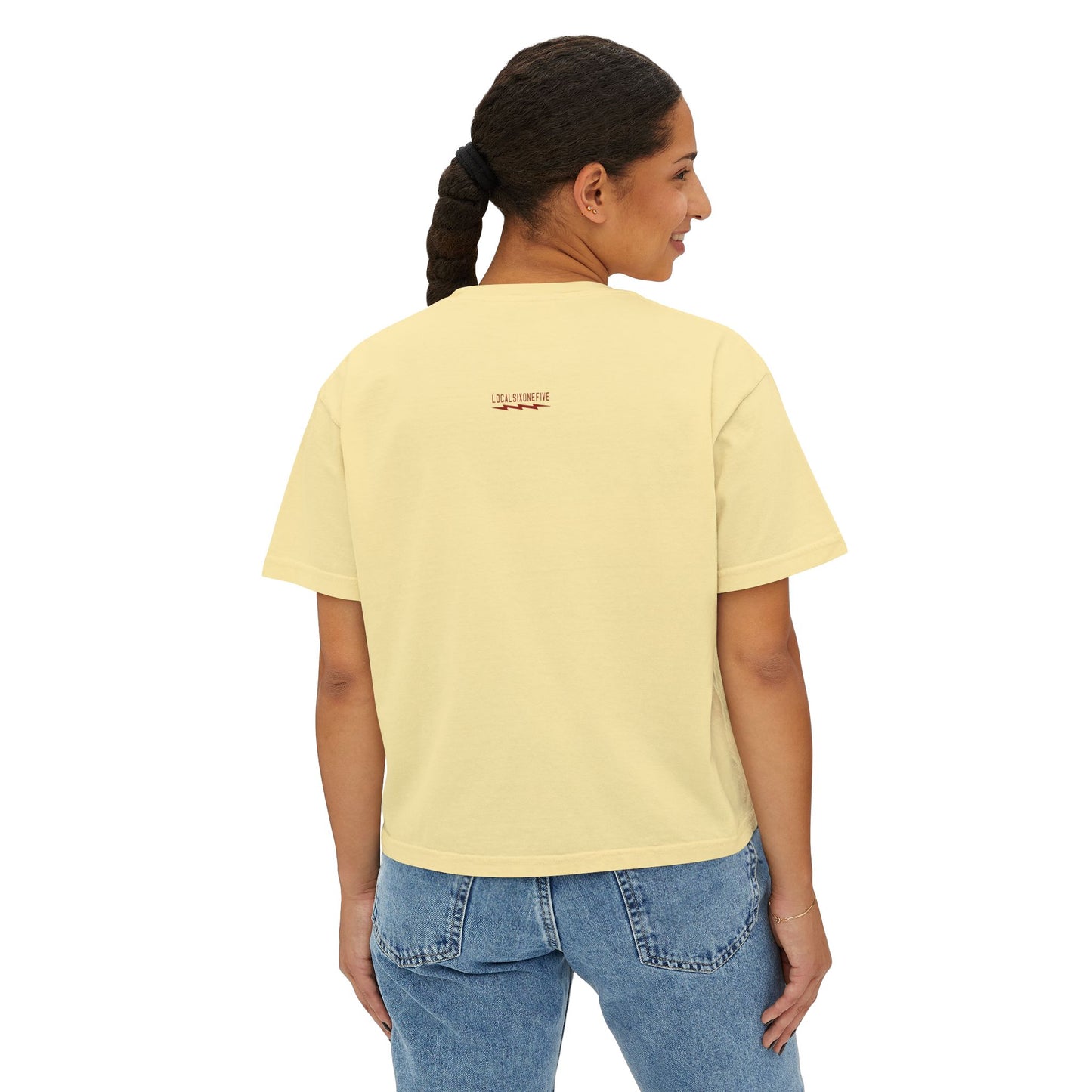 BE NICE skull Women's Boxy Tee