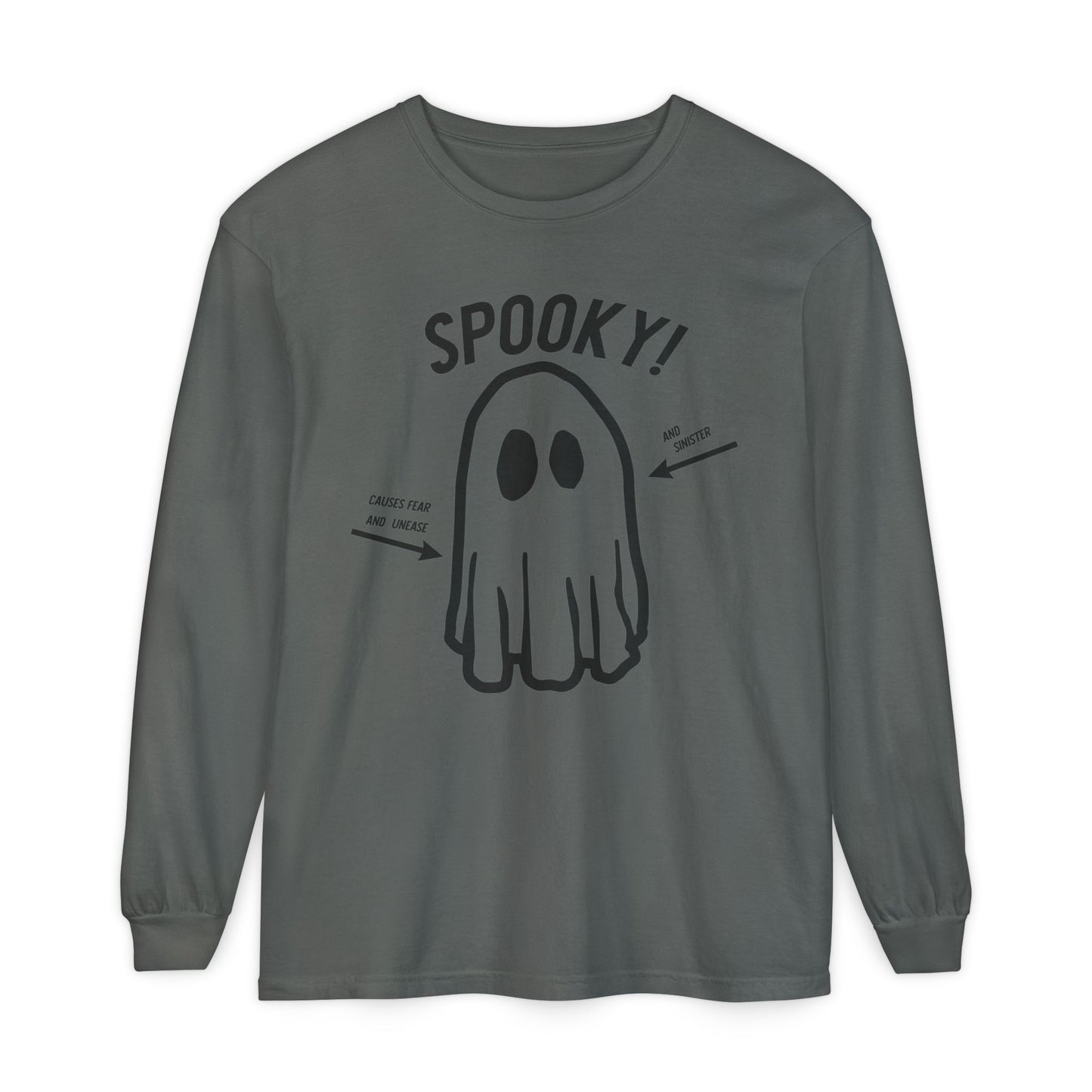 and Sinister Unisex Garment-dyed Long Sleeve T-Shirt