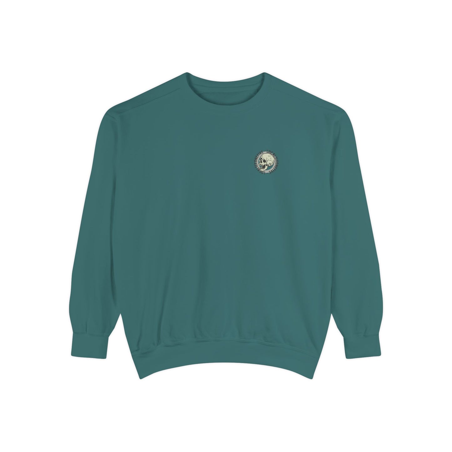 LOCAL ring logo chest Unisex Garment-Dyed Sweatshirt