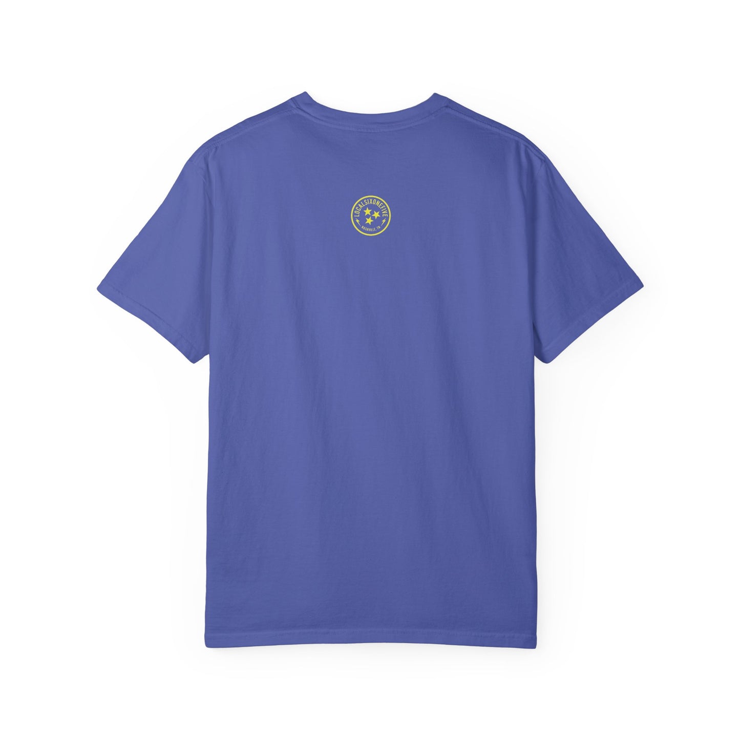 Music City Soccer Script Garment-Dyed T-shirt