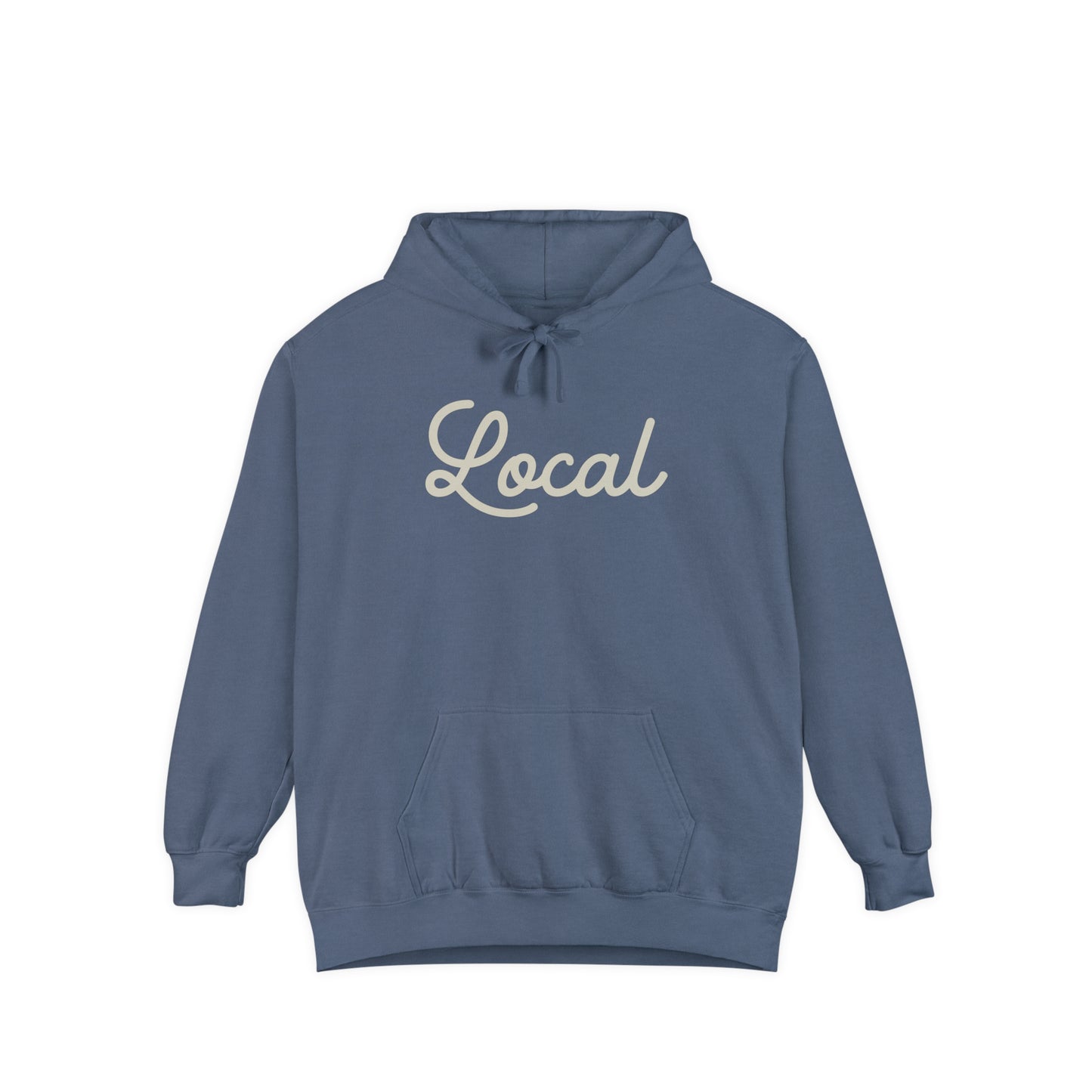 Local Script Garment-Dyed Hoodie