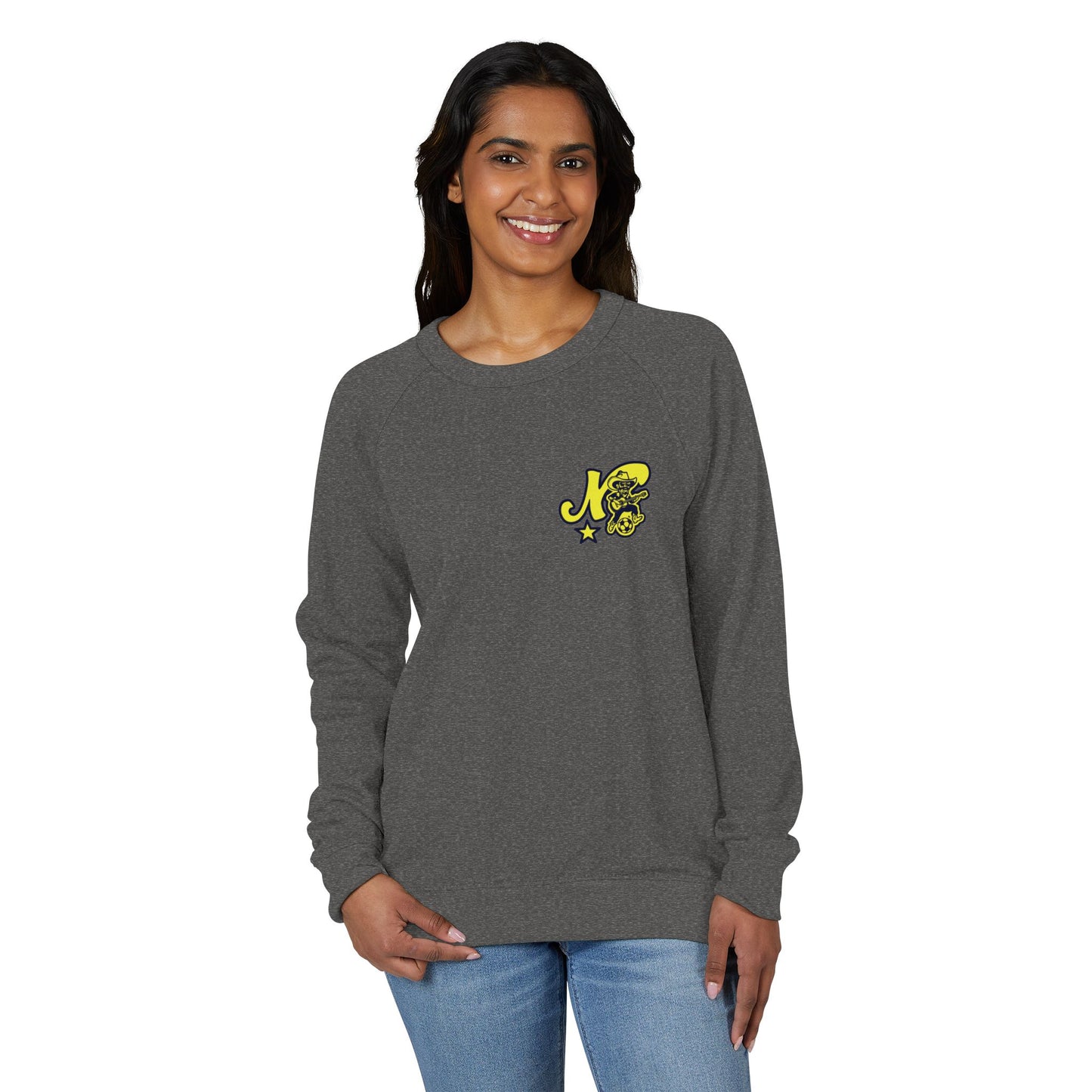 Scorchin Sam Unisex French Terry Raglan Crewneck