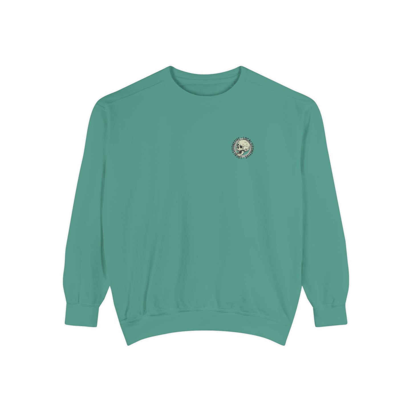 LOCAL ring logo chest Unisex Garment-Dyed Sweatshirt