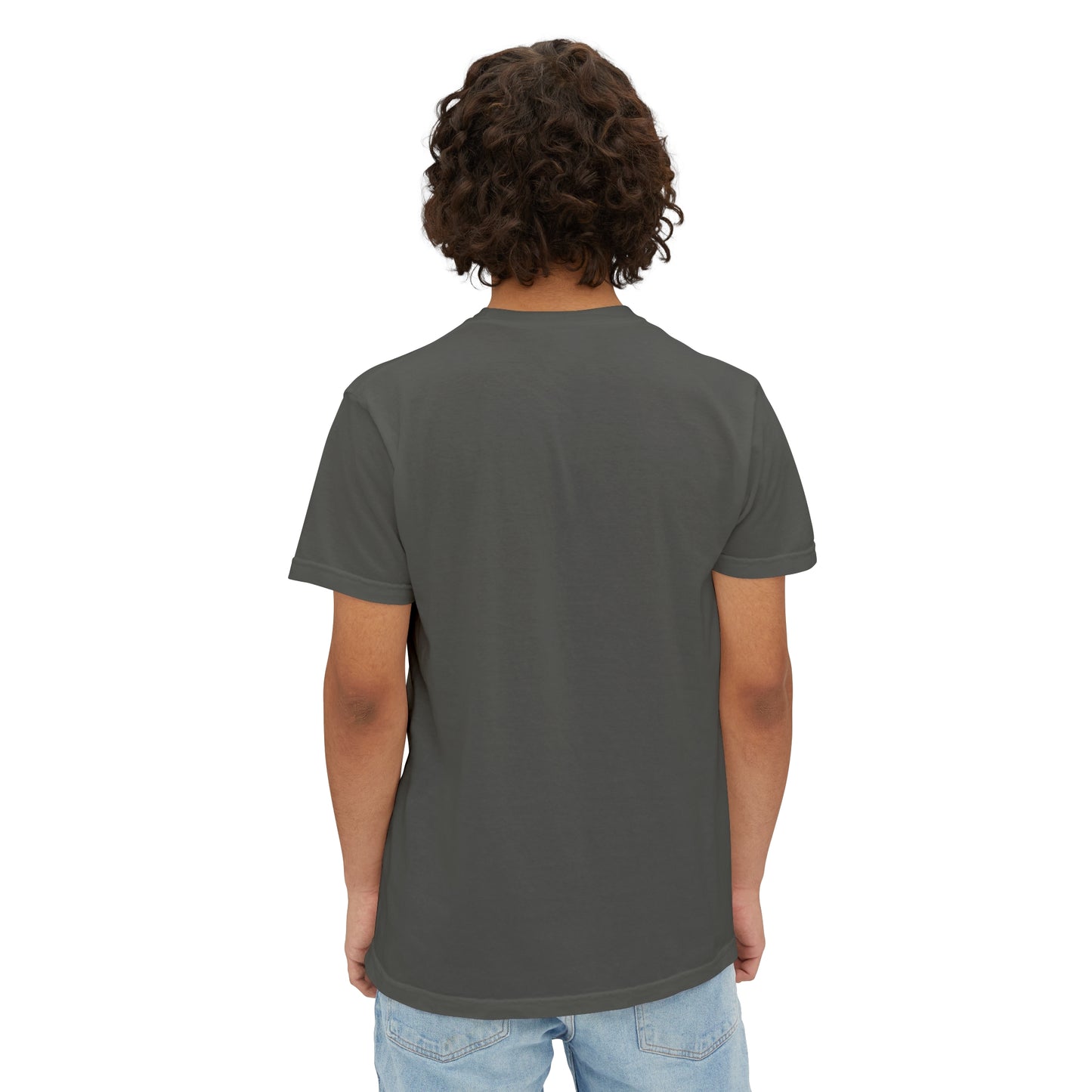 Local Script Unisex Garment-Dyed Pocket T-Shirt