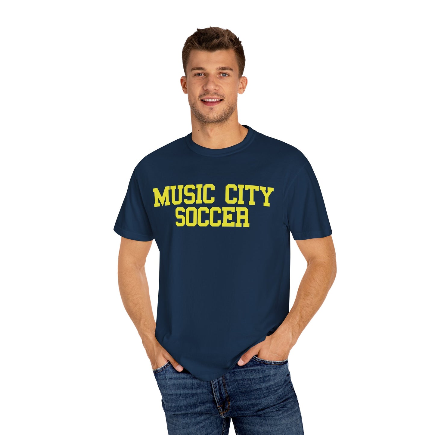 MCS Block Unisex Garment-Dyed T-shirt