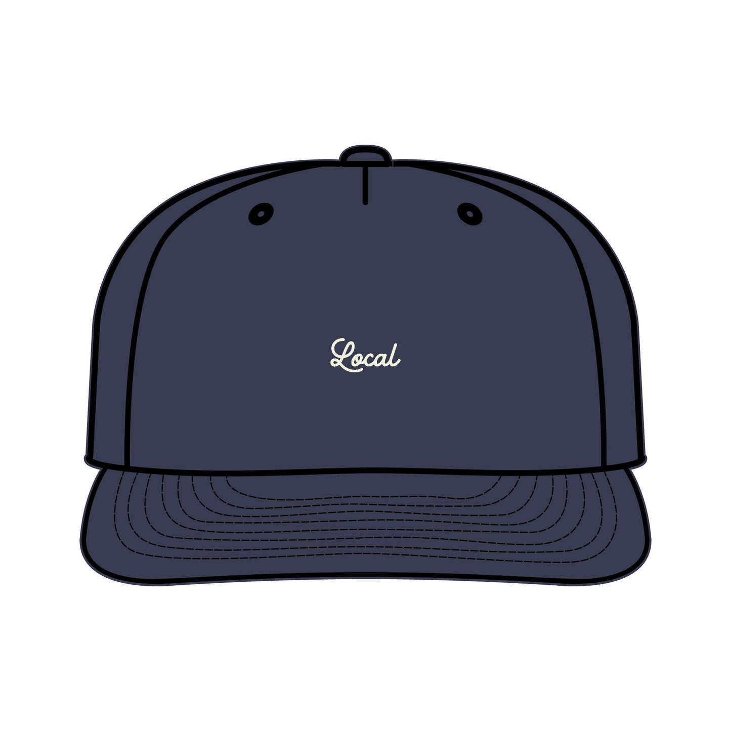 Local Small Script Surf Cap