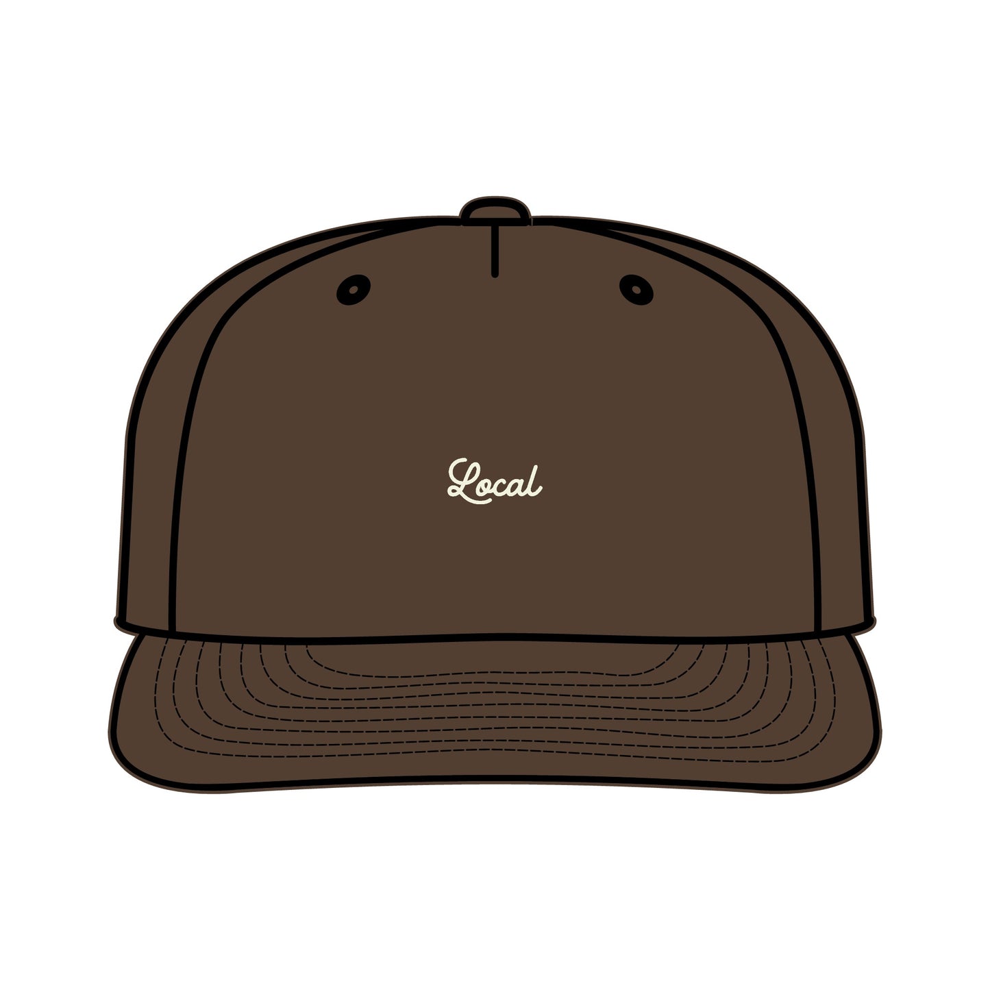 Local Small Script Surf Cap