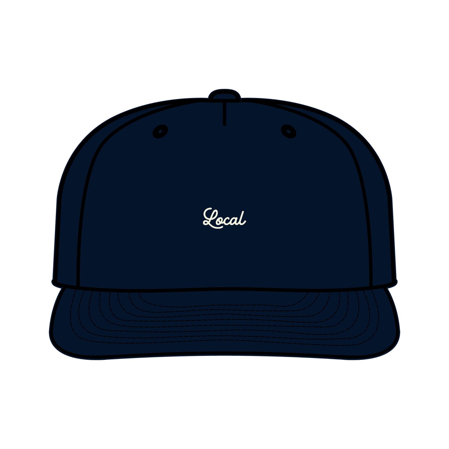 Local Small Script Surf Cap