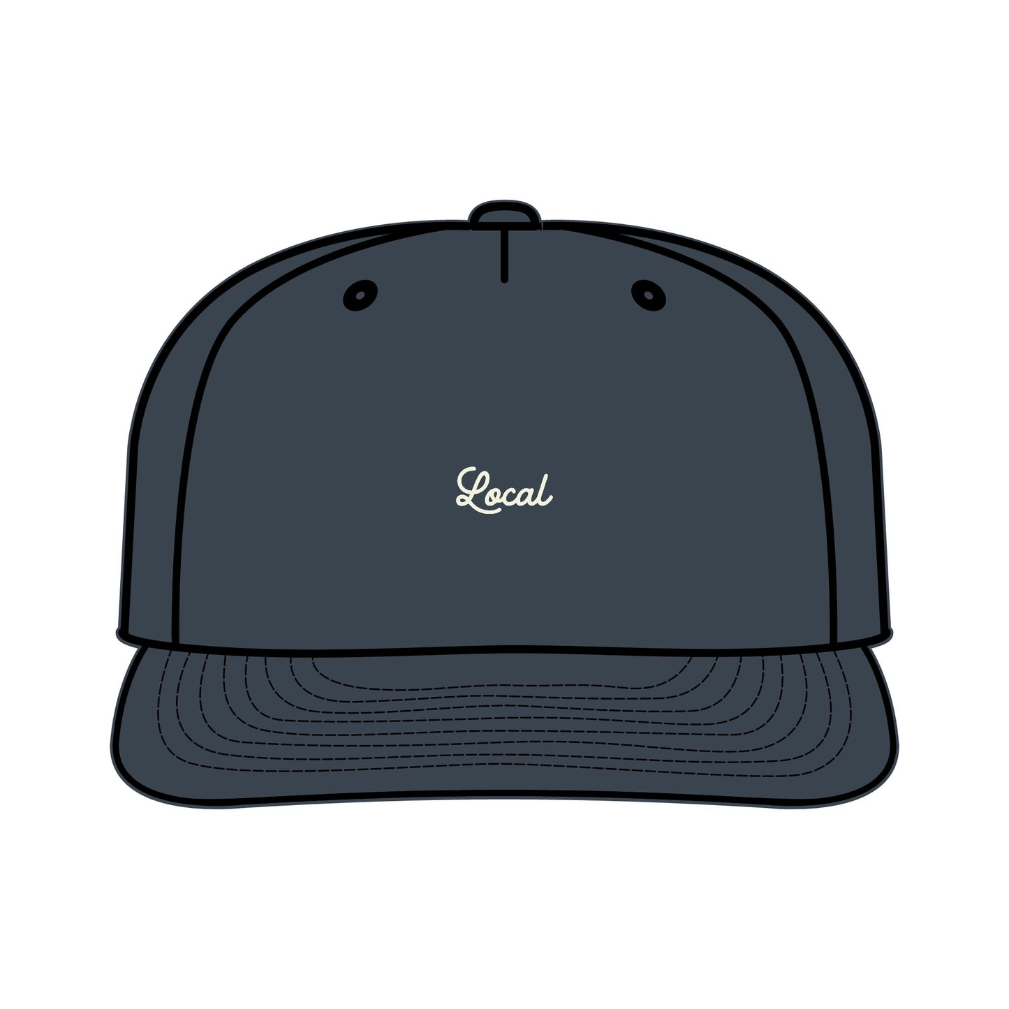 Local Small Script Surf Cap