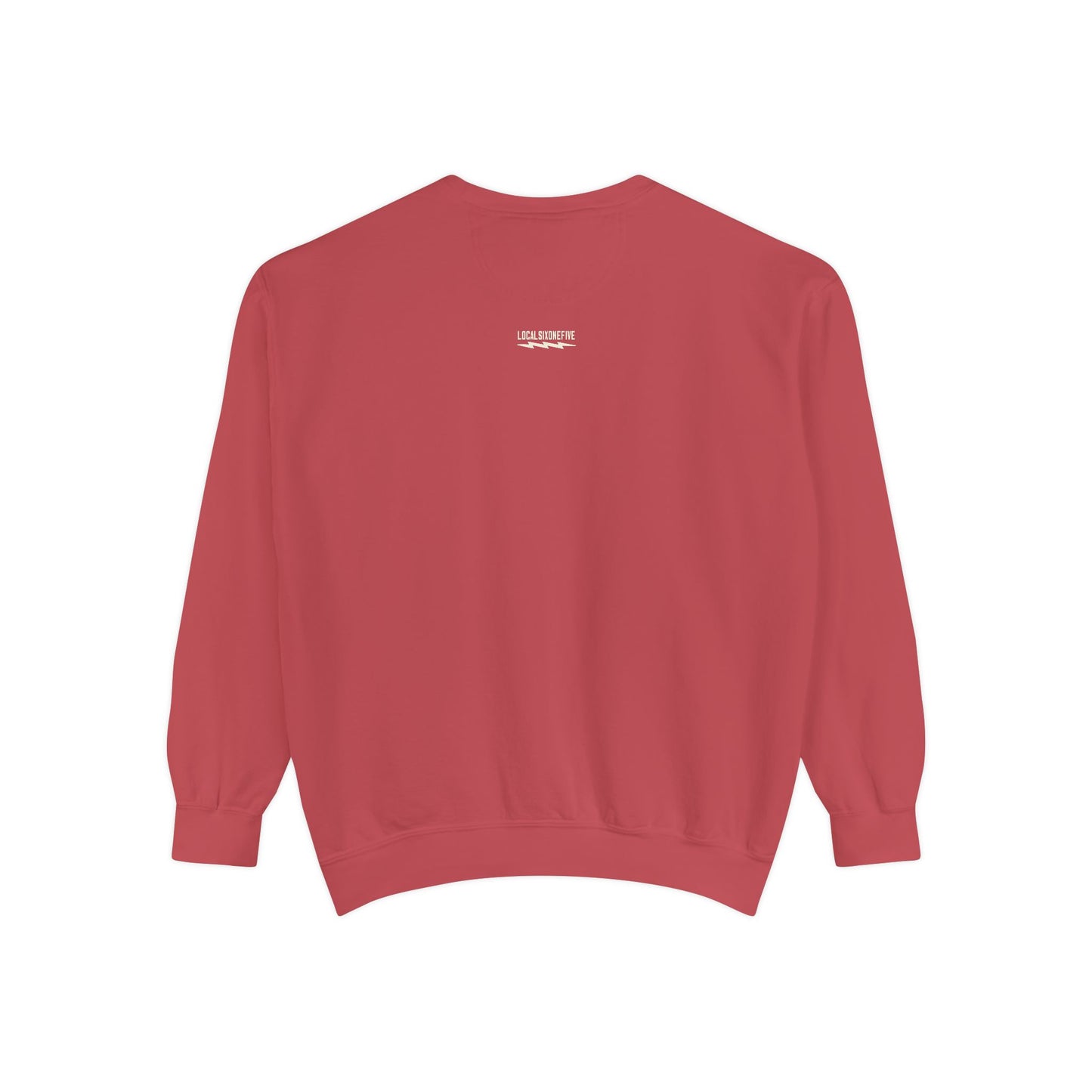 LOCAL ring logo chest Unisex Garment-Dyed Sweatshirt