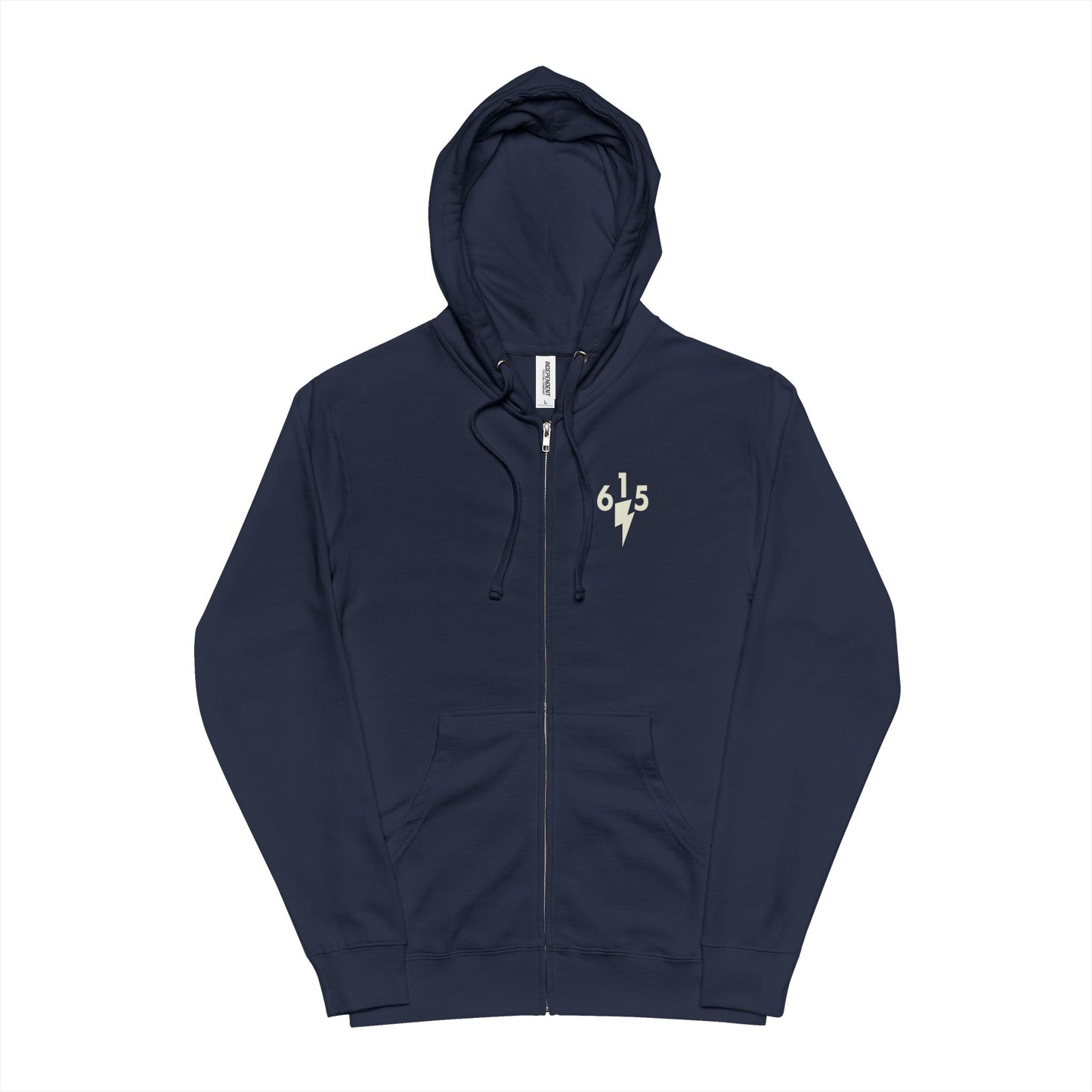 615 TCB Unisex Fleece Zip Up Hoodie
